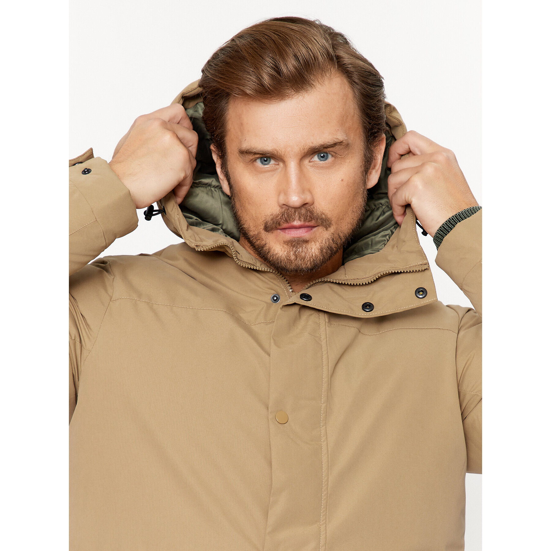 Jack&Jones Geacă de iarnă 12236015 Bej Regular Fit - Pled.ro