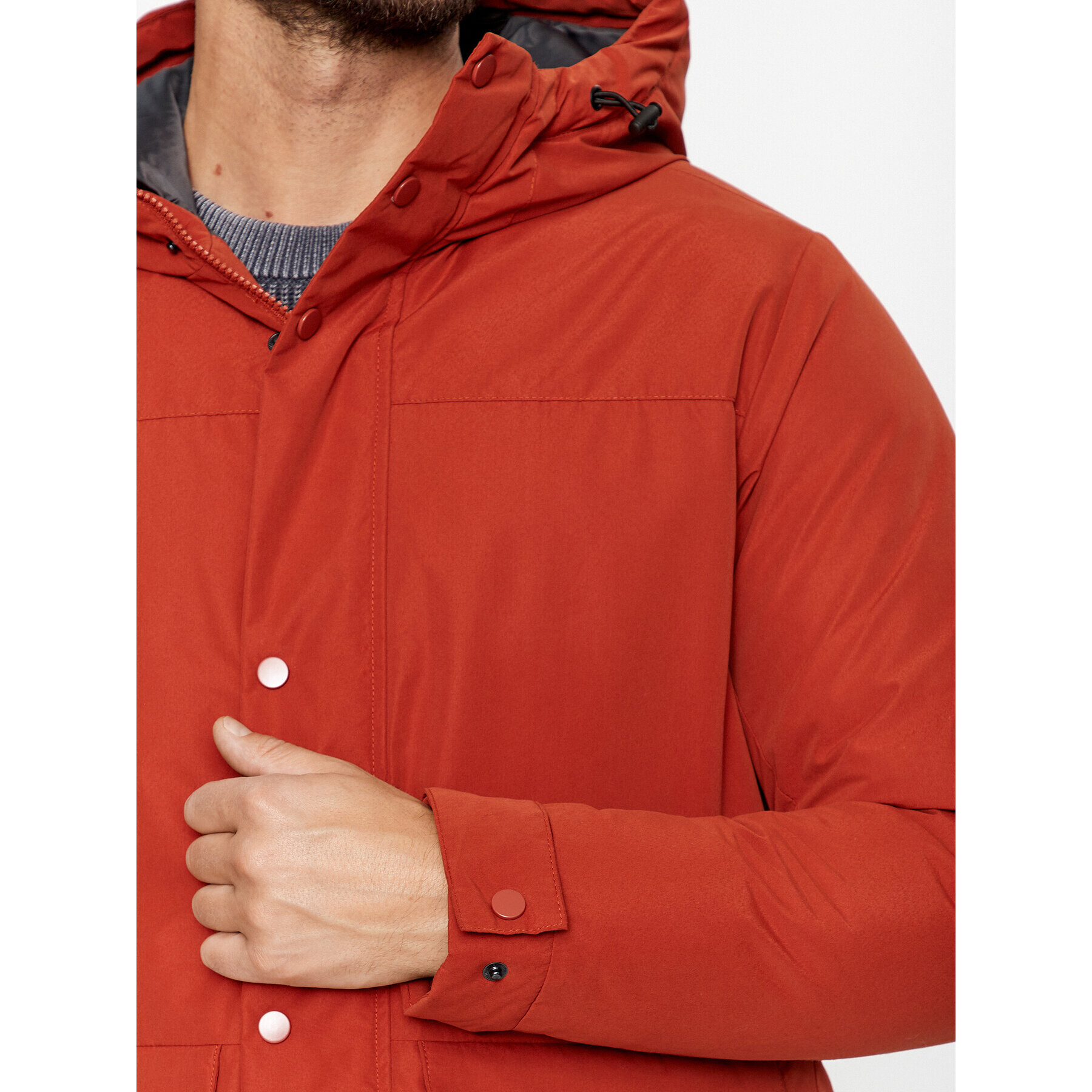 Jack&Jones Geacă de iarnă 12236015 Portocaliu Regular Fit - Pled.ro