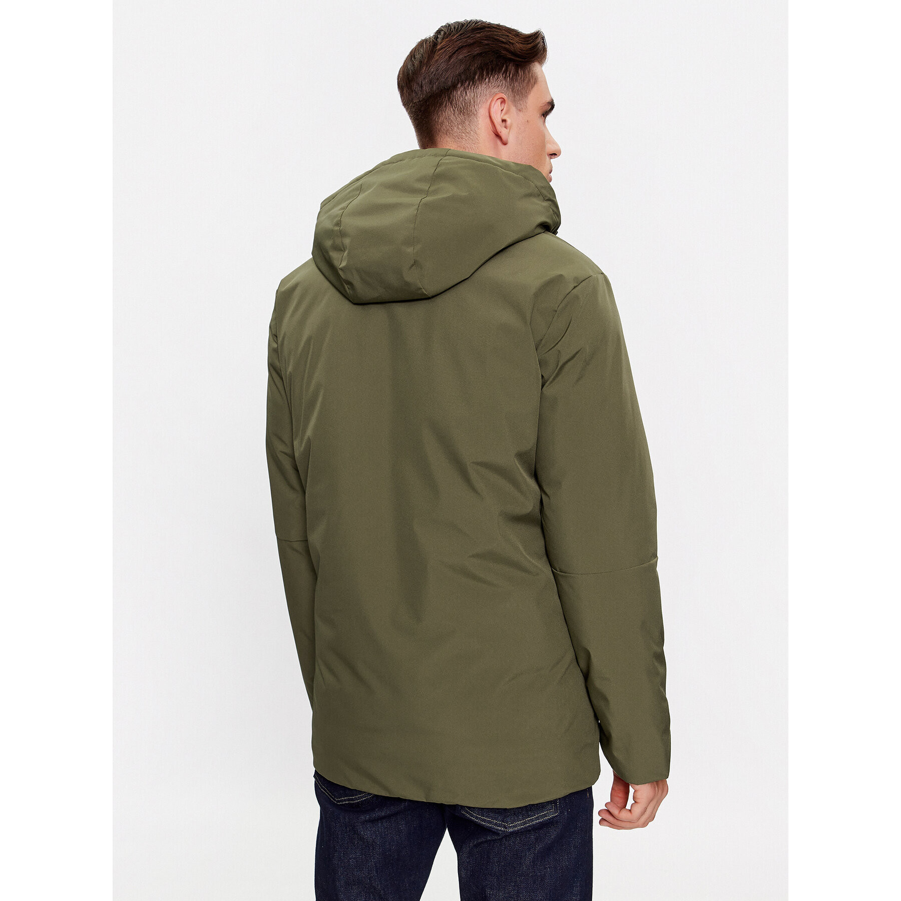 Jack&Jones Geacă de iarnă 12243225 Verde Regular Fit - Pled.ro