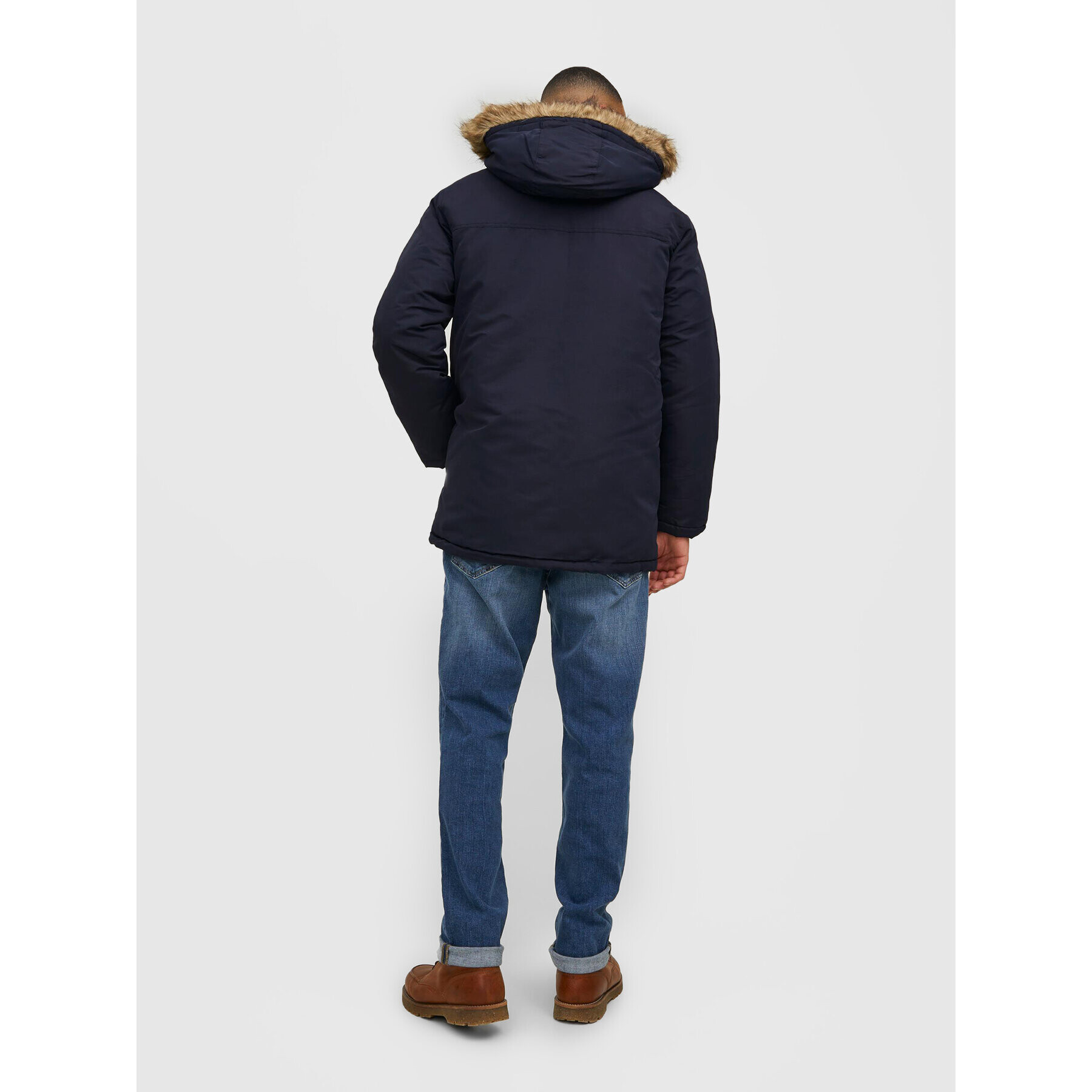 Jack&Jones Geacă de iarnă Craft 12211773 Bleumarin Regular Fit - Pled.ro