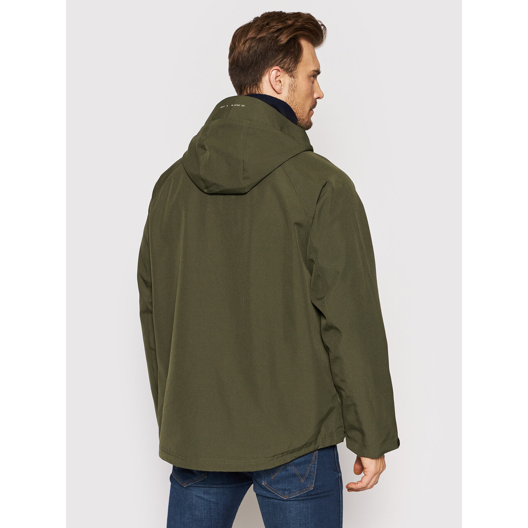 Jack&Jones Geacă fără fermoar Coluka 12193592 Verde Regular Fit - Pled.ro