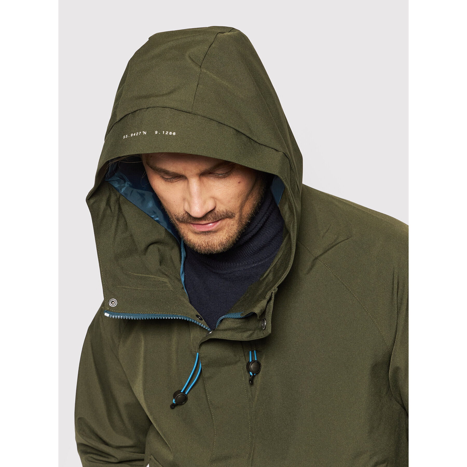 Jack&Jones Geacă fără fermoar Coluka 12193592 Verde Regular Fit - Pled.ro