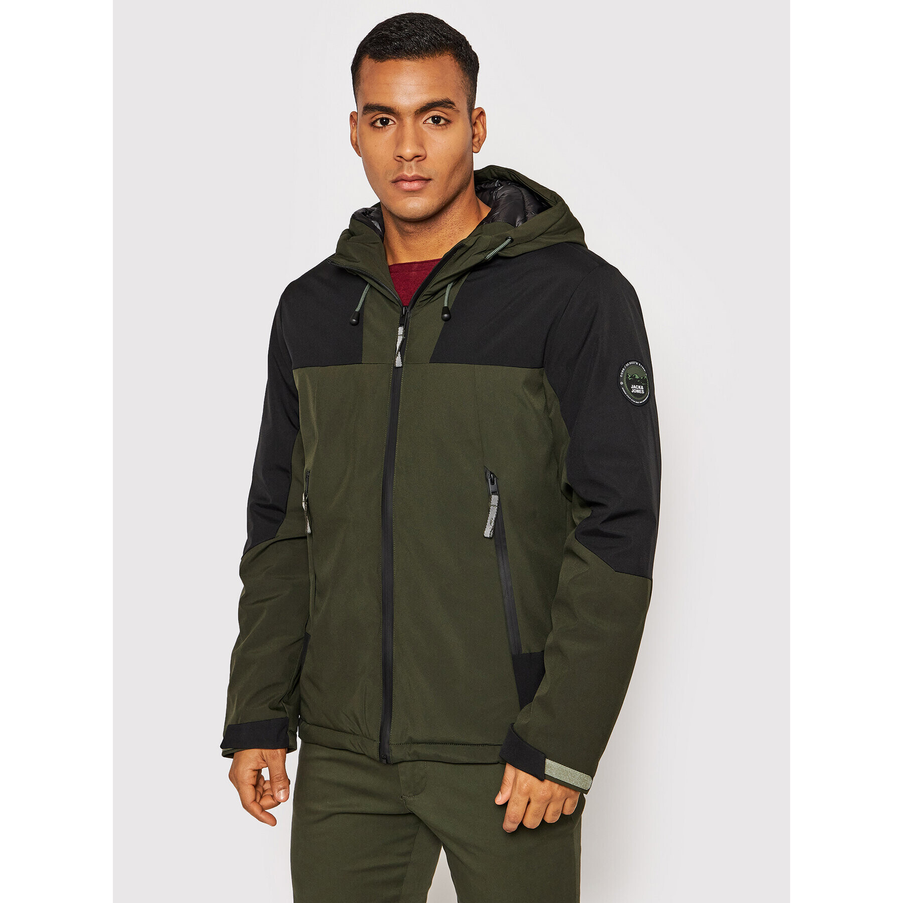 Jack&Jones Geacă Dexter 12193472 Verde Regular Fit - Pled.ro