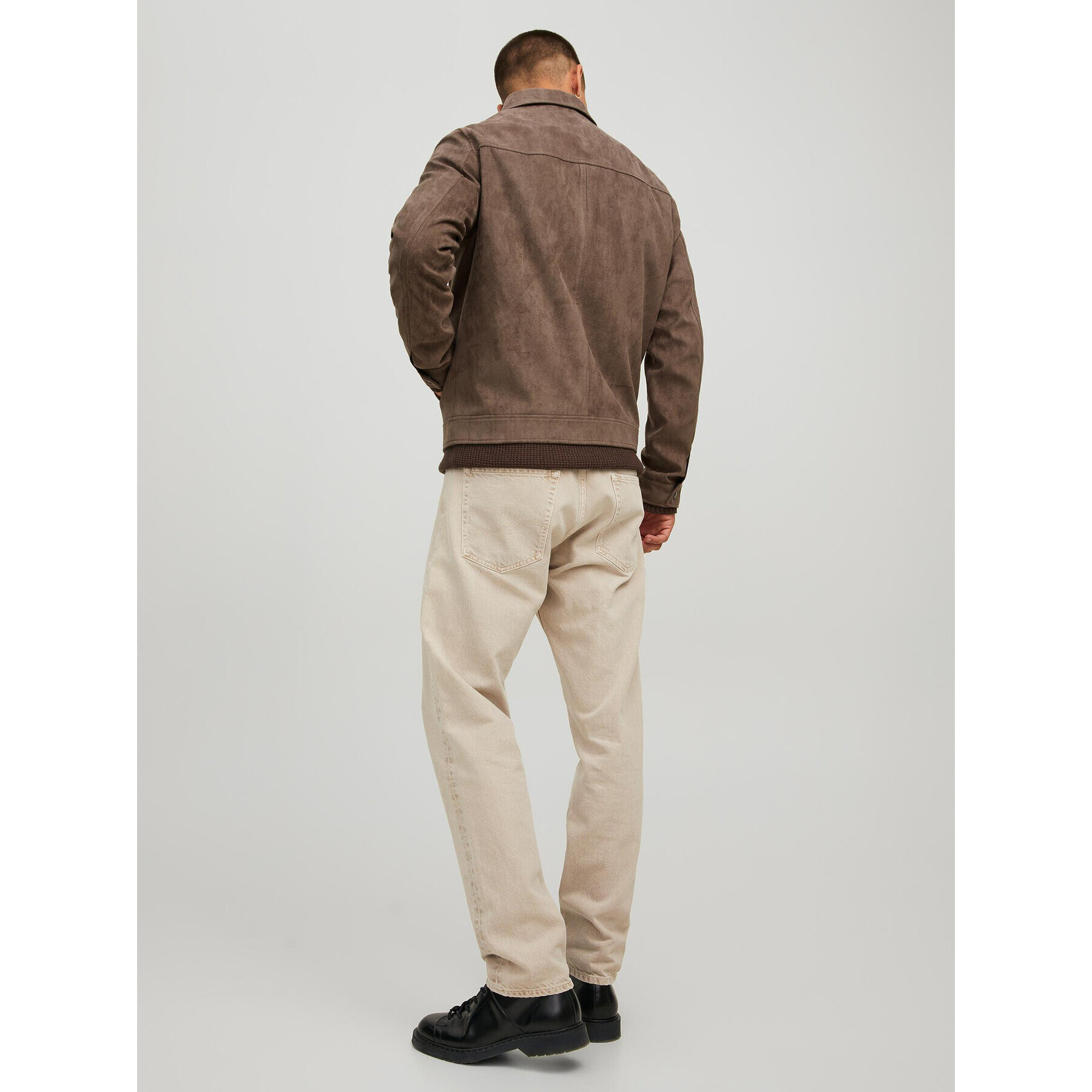 Jack&Jones Geacă din imitație de piele Payton 12213082 Maro Regular Fit - Pled.ro