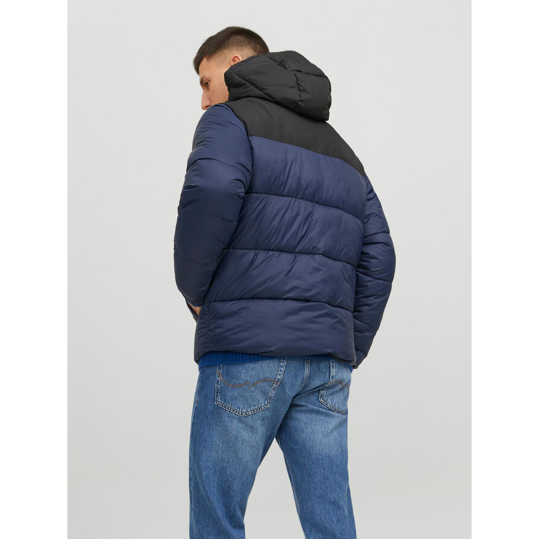 Jack&Jones Geacă din puf 12235859 Bleumarin Regular Fit - Pled.ro