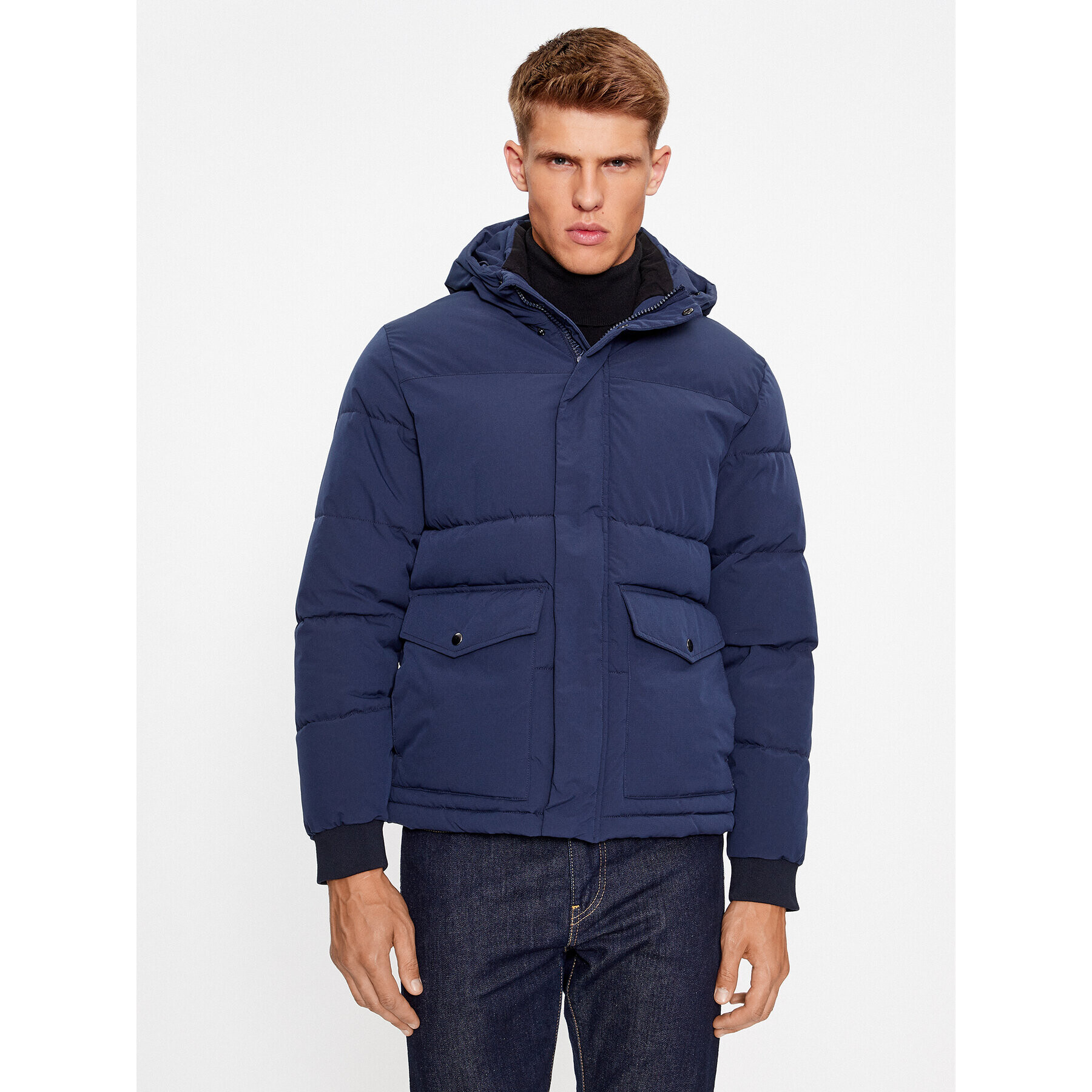 Jack&Jones Geacă din puf 12236040 Bleumarin Regular Fit - Pled.ro