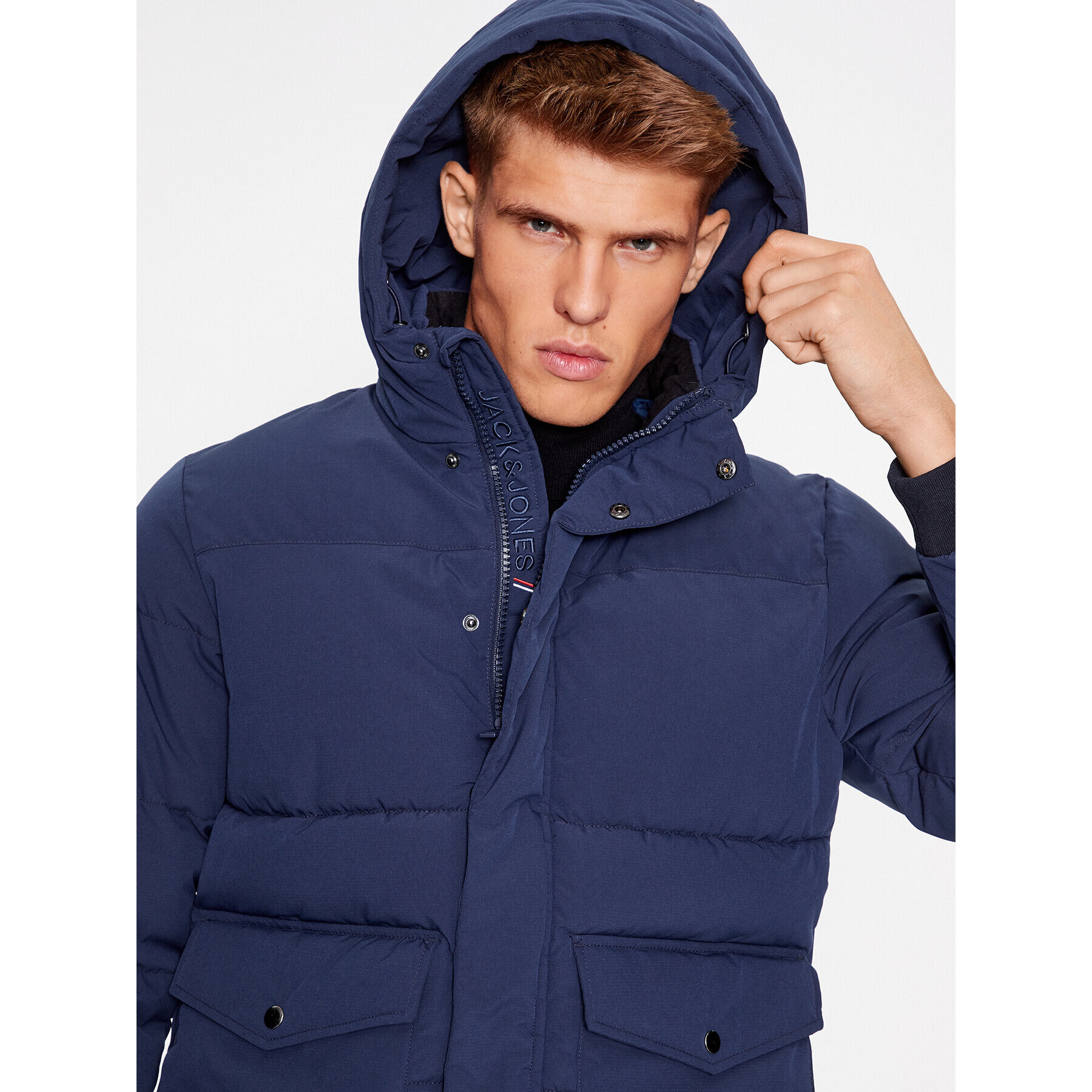 Jack&Jones Geacă din puf 12236040 Bleumarin Regular Fit - Pled.ro