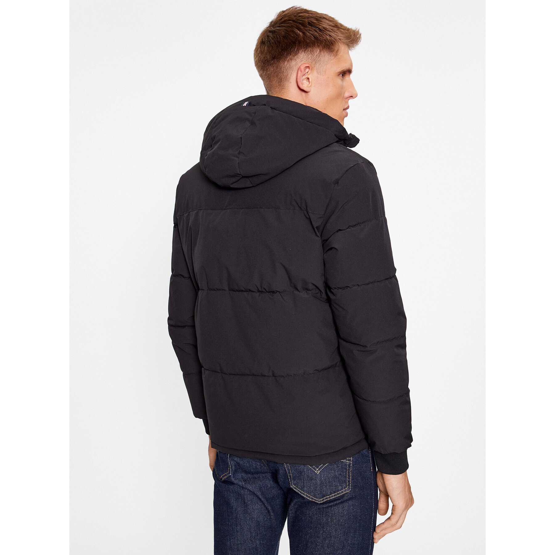 Jack&Jones Geacă din puf 12236040 Negru Regular Fit - Pled.ro