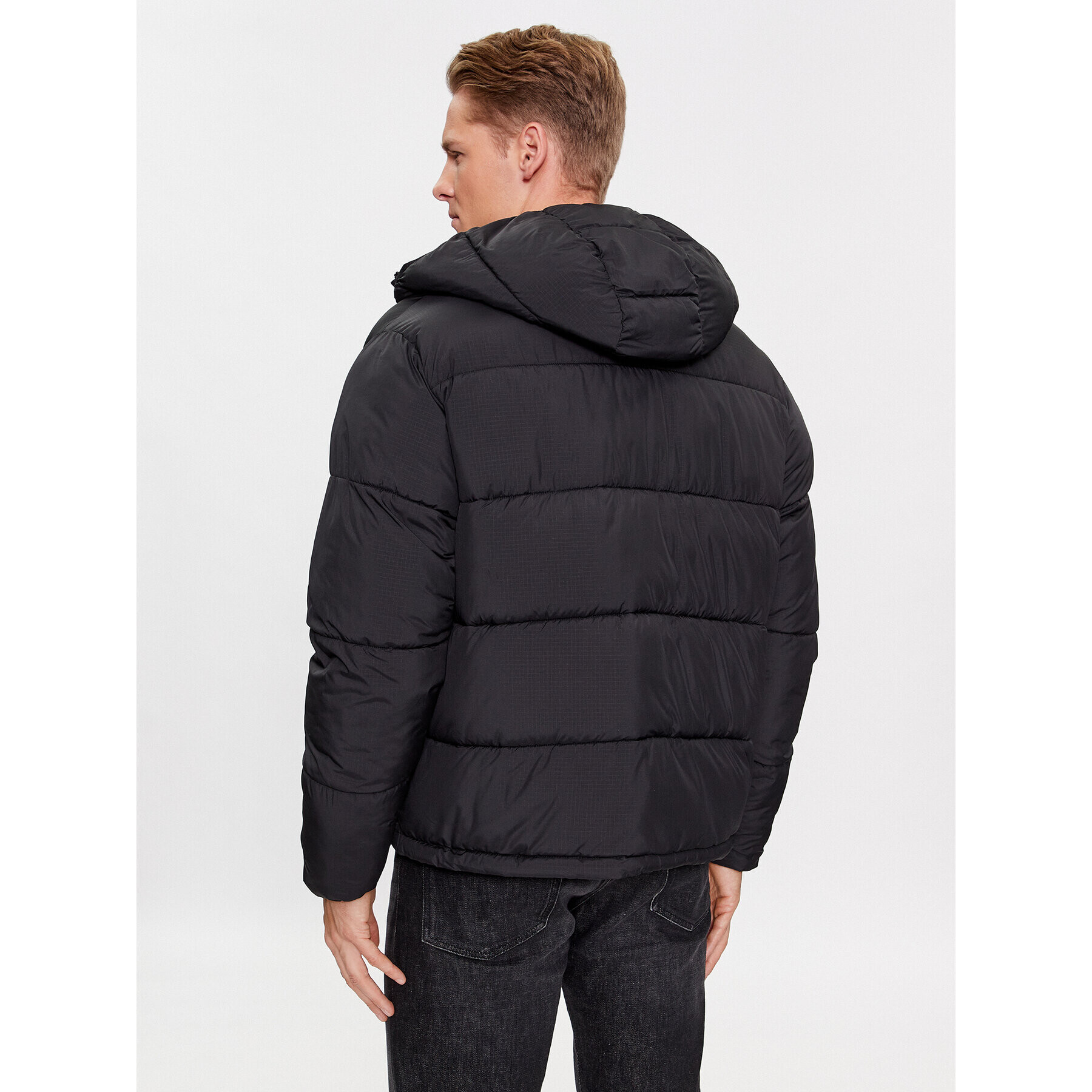 Jack&Jones Geacă din puf 12238878 Negru Regular Fit - Pled.ro