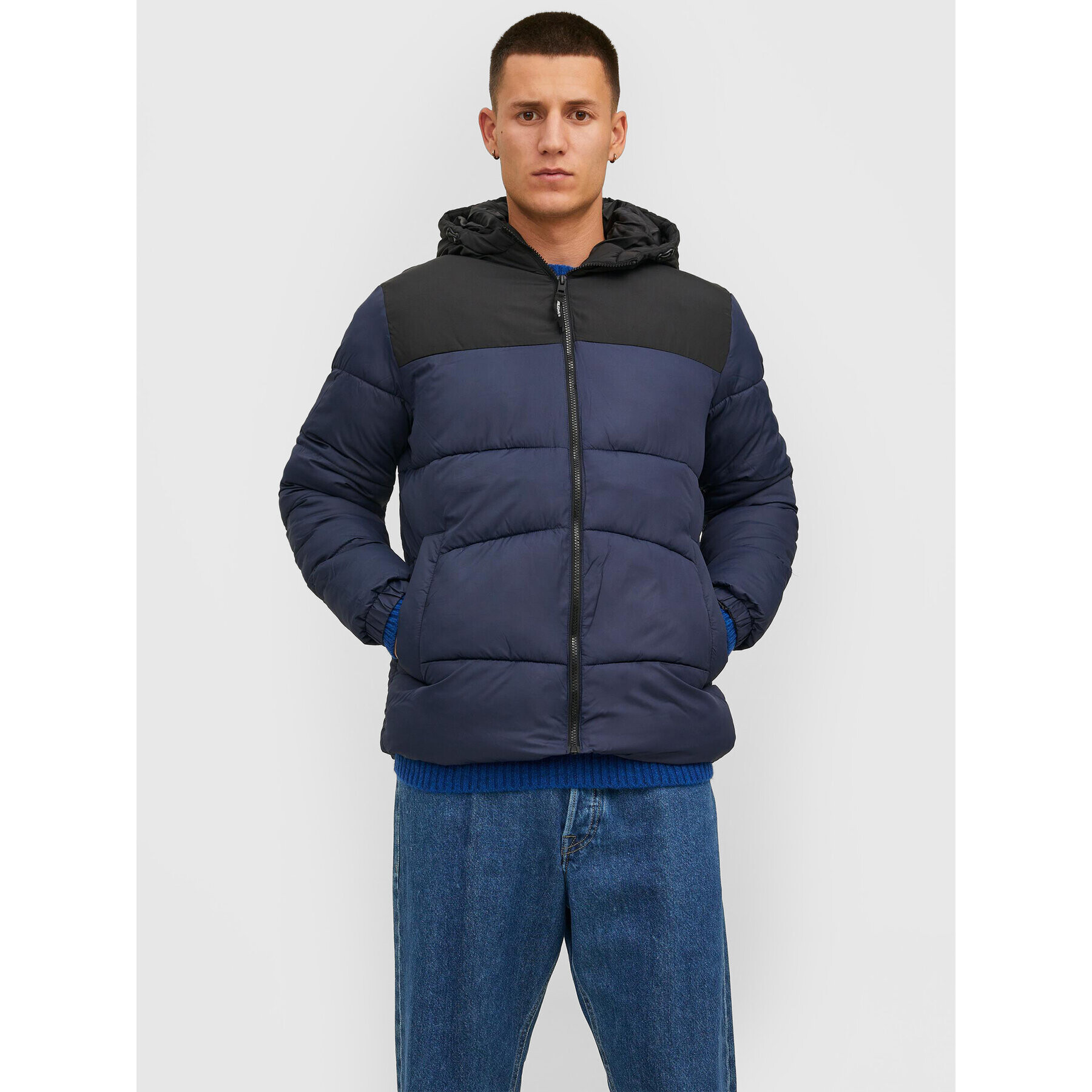 Jack&Jones Geacă din puf Chili 12212212 Bleumarin Regular Fit - Pled.ro