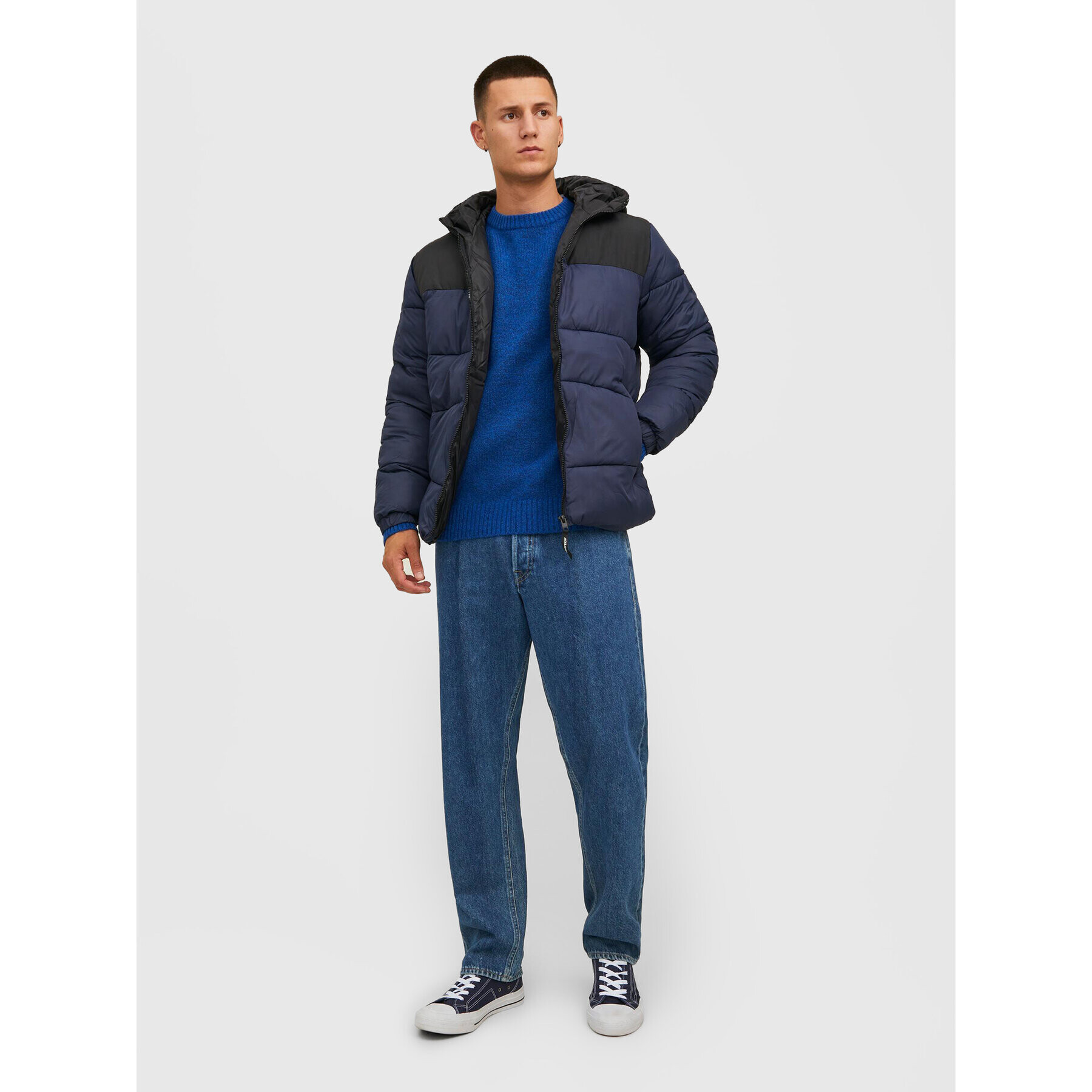 Jack&Jones Geacă din puf Chili 12212212 Bleumarin Regular Fit - Pled.ro