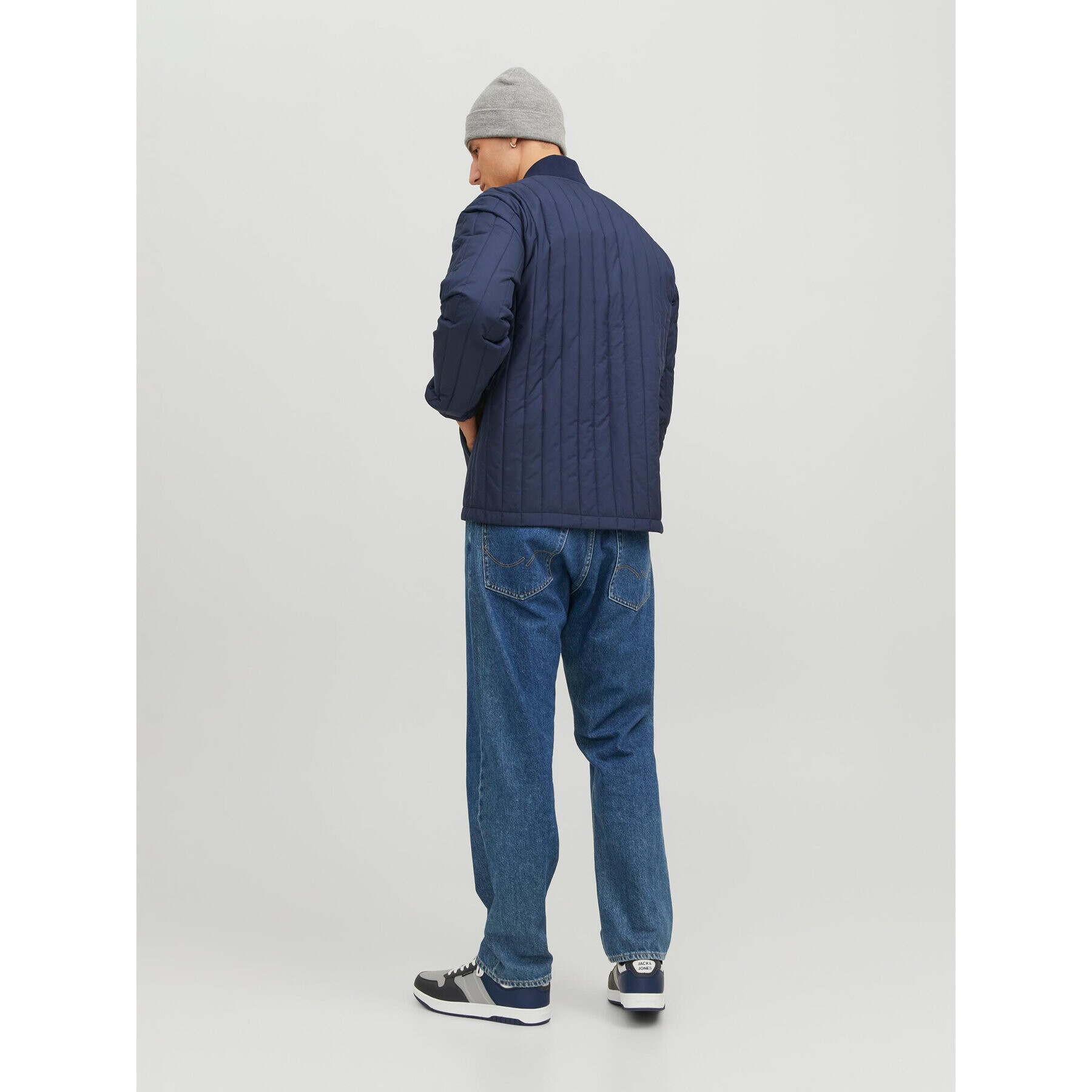 Jack&Jones Geacă din puf City 12237729 Bleumarin Regular Fit - Pled.ro