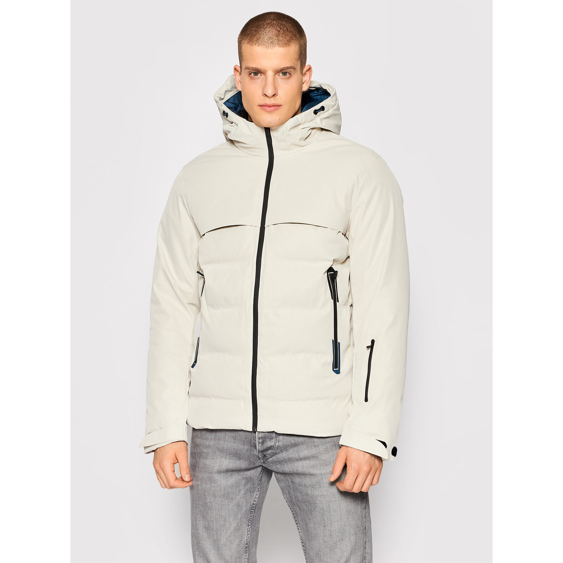 Jack&Jones Geacă din puf Darwin 12193195 Bej Regular Fit - Pled.ro