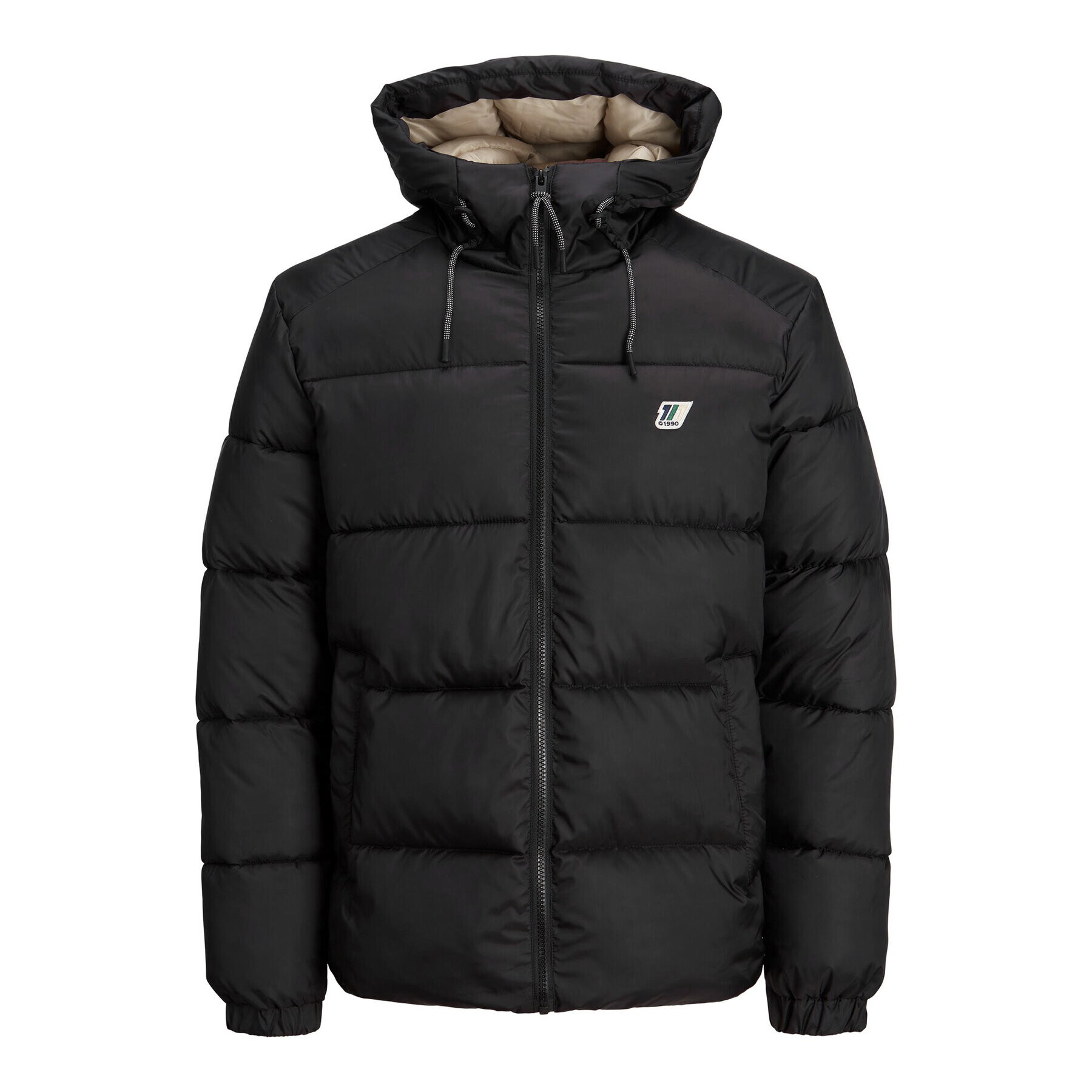 Jack&Jones Geacă din puf Jorslope 12215147 Negru Regular Fit - Pled.ro