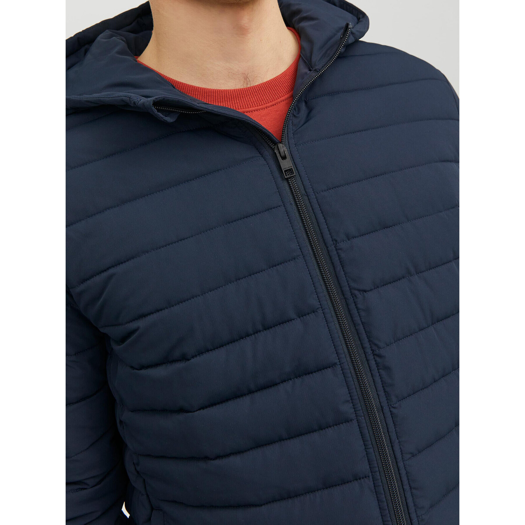 Jack&Jones Geacă din puf Recycle 12235898 Bleumarin Regular Fit - Pled.ro