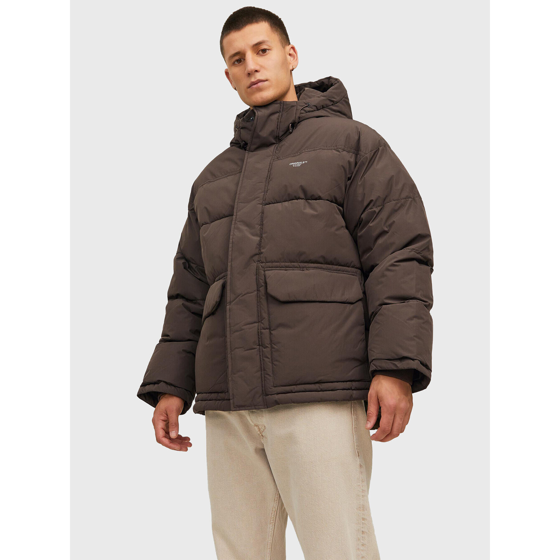 Jack&Jones Geacă din puf Sence 12215144 Maro Regular Fit - Pled.ro