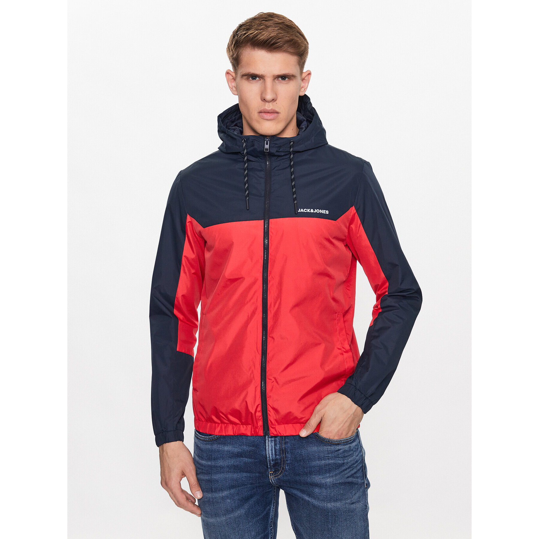 Jack&Jones Geacă Dover 12223136 Roșu Regular Fit - Pled.ro