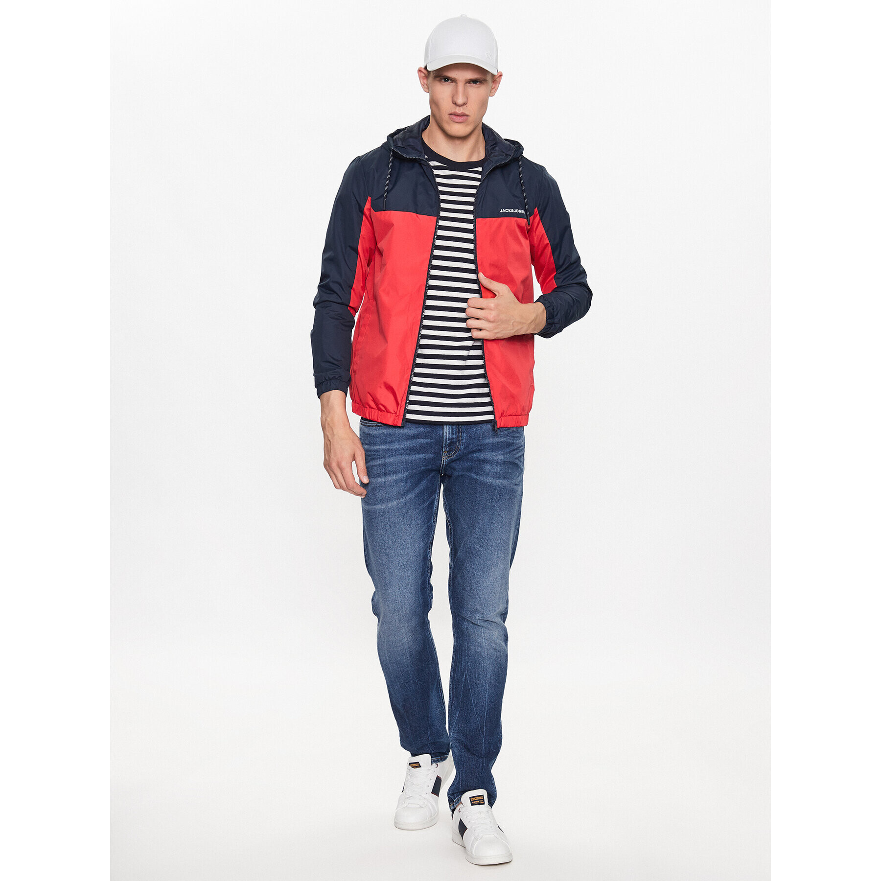 Jack&Jones Geacă Dover 12223136 Roșu Regular Fit - Pled.ro