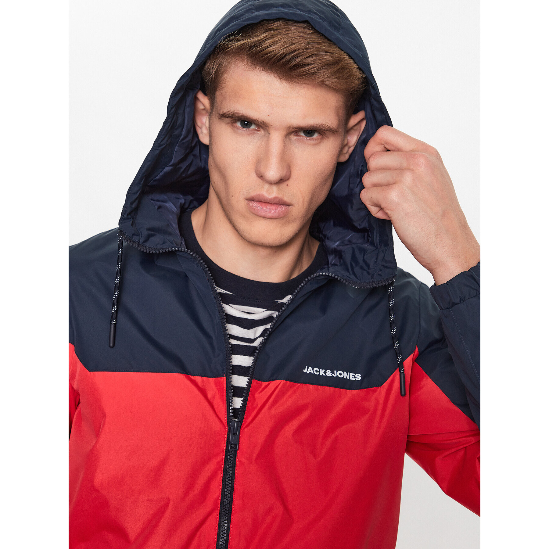 Jack&Jones Geacă Dover 12223136 Roșu Regular Fit - Pled.ro