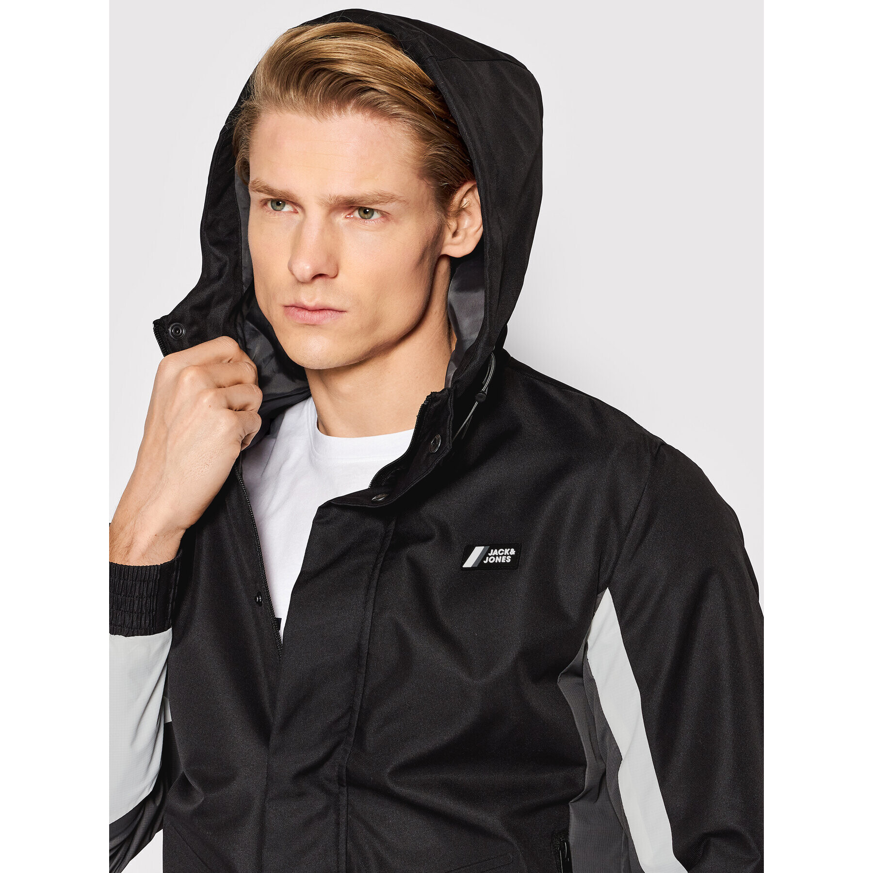 Jack&Jones Geacă Jakob Light 12205621 Negru Regular Fit - Pled.ro