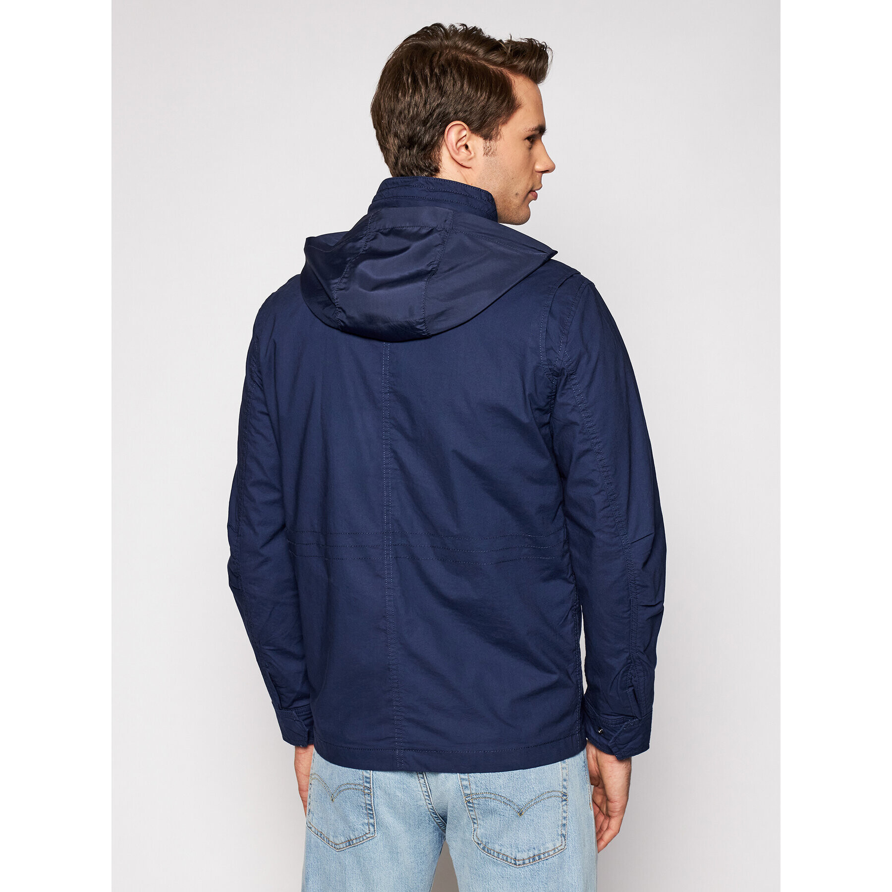 Jack&Jones Geacă Jprfelix M-65 Field 12183410 Bleumarin Regular Fit - Pled.ro