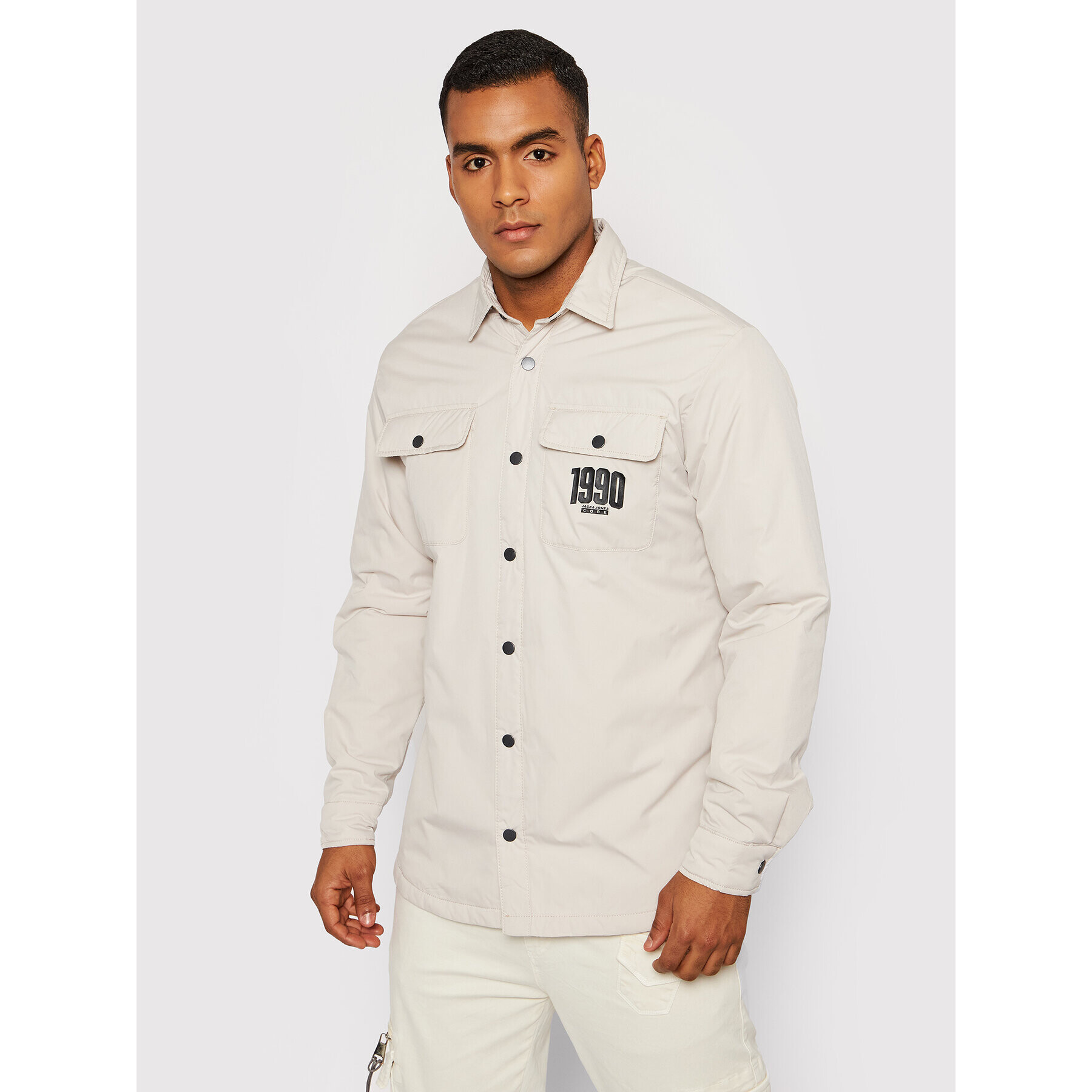 Jack&Jones Geacă Lett 12198394 Bej Regular Fit - Pled.ro