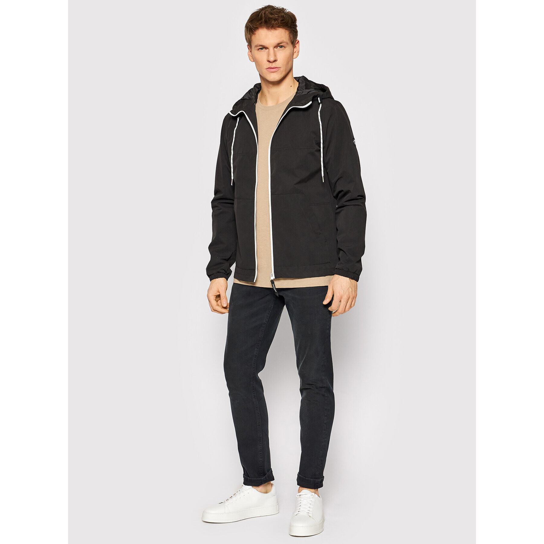 Jack&Jones Geacă Luke 12184996 Negru Regular Fit - Pled.ro