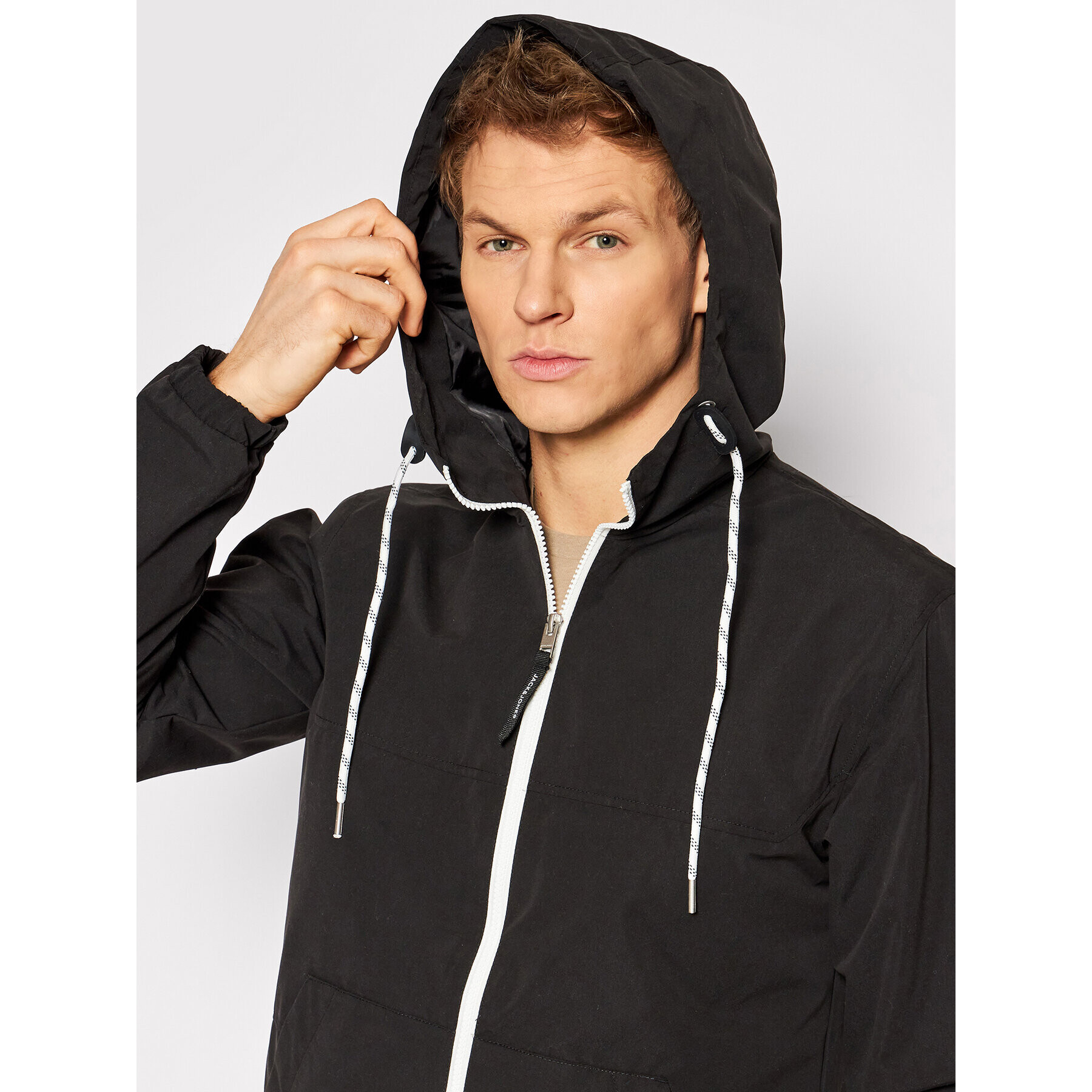 Jack&Jones Geacă Luke 12184996 Negru Regular Fit - Pled.ro