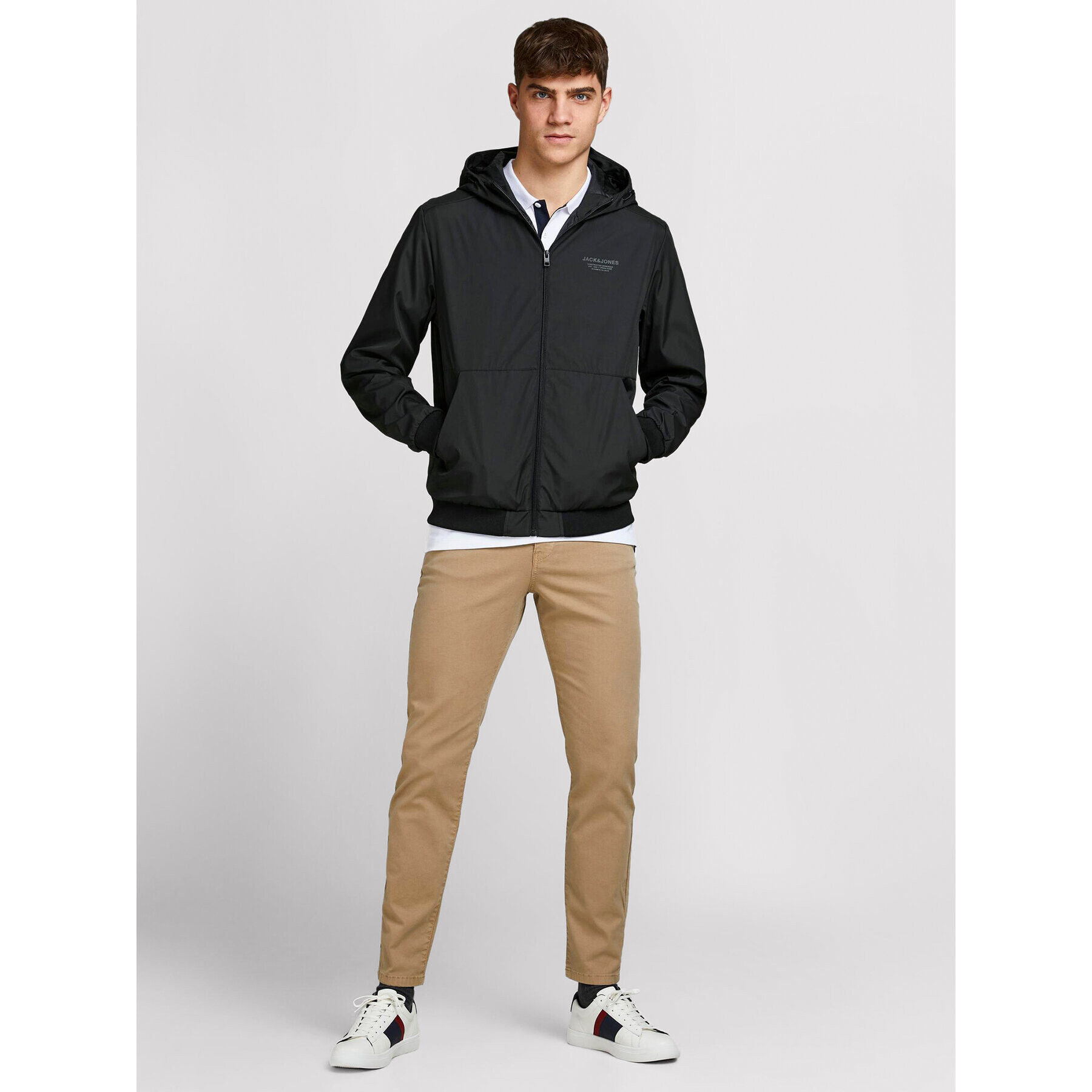 Jack&Jones Geacă Seam 12182243 Negru Regular Fit - Pled.ro