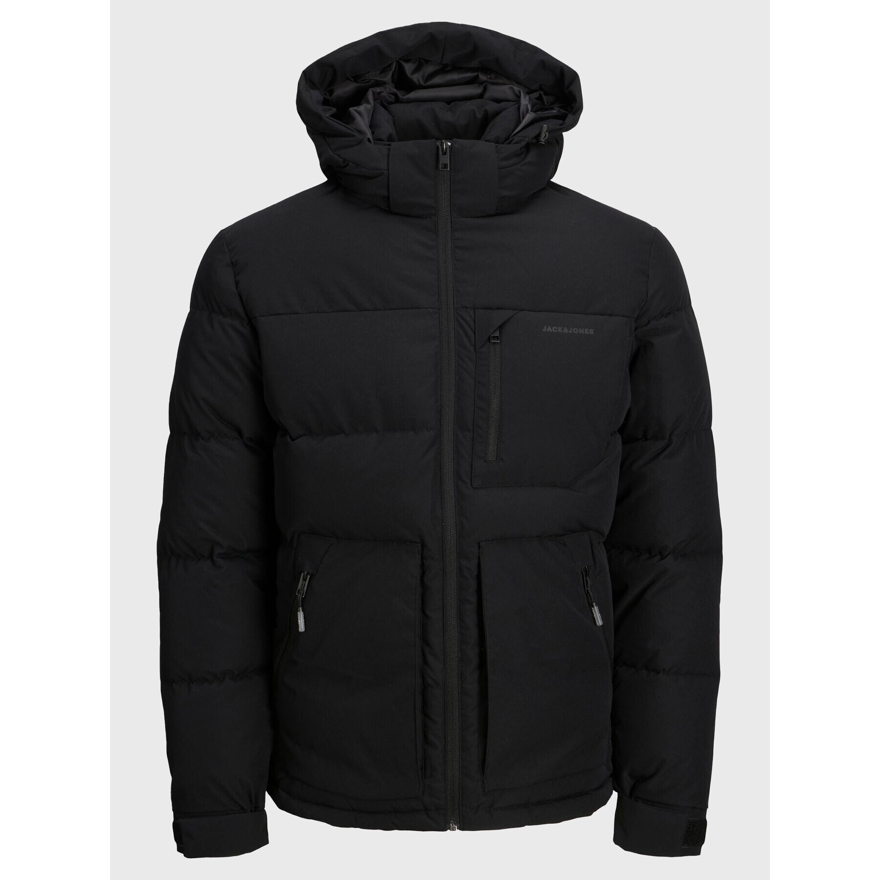 Jack&Jones Geacă din puf Otto 12214648 Negru Regular Fit - Pled.ro