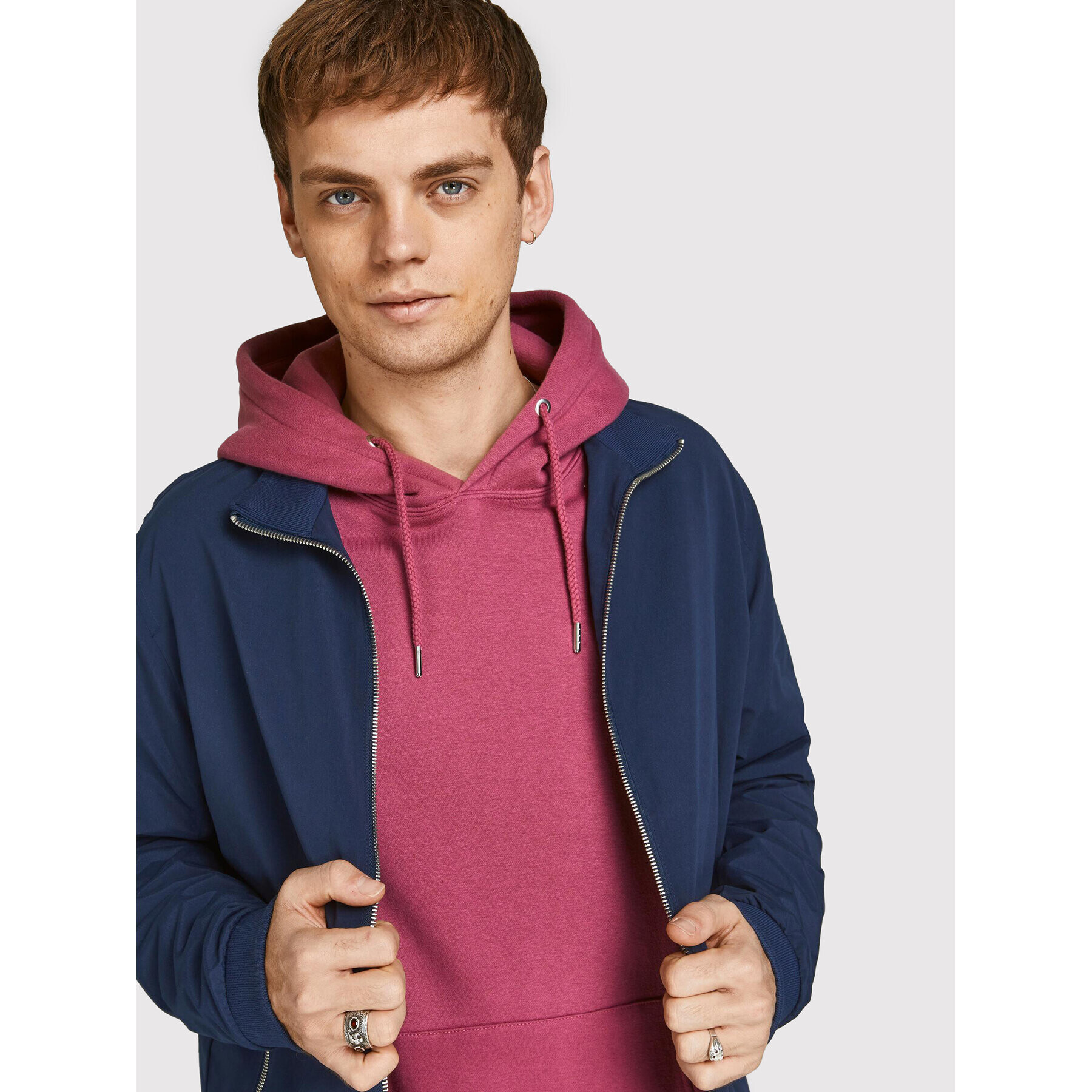 Jack&Jones Geacă Rush 12204277 Bleumarin Regular Fit - Pled.ro