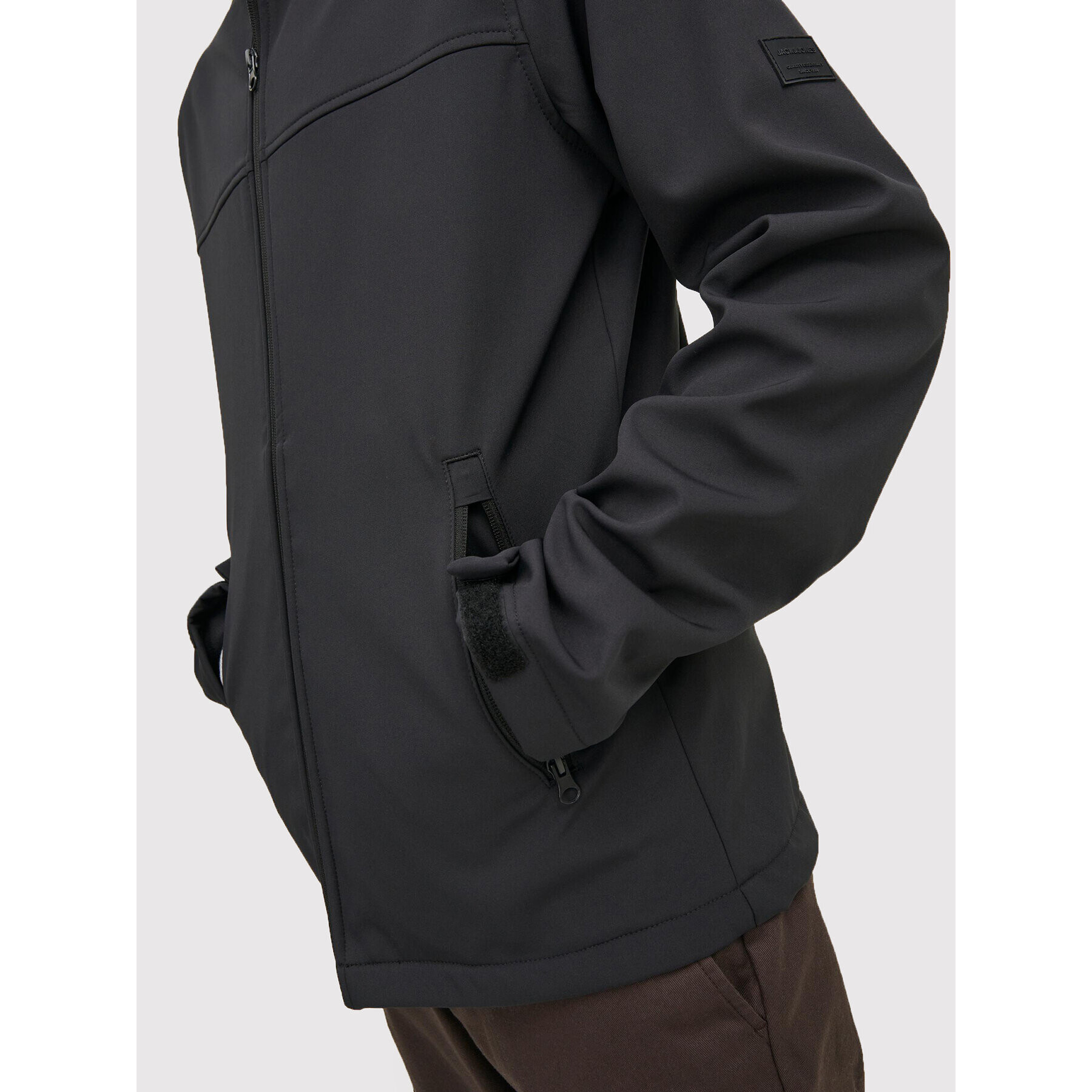 Jack&Jones Geacă softshell Marvin 12212363 Negru Regular Fit - Pled.ro