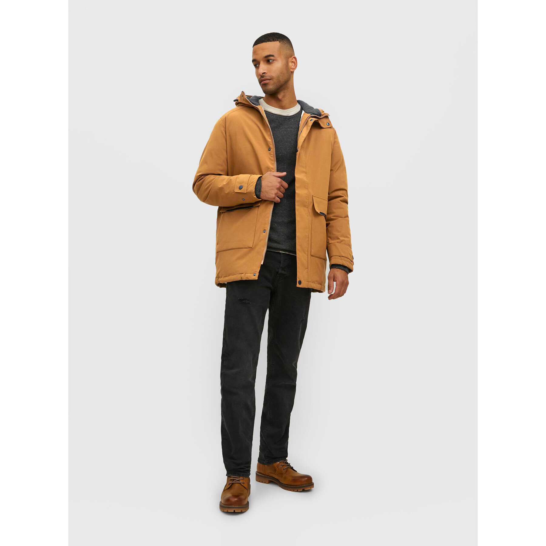 Jack&Jones Hanorac Tiko 12211896 Maro Regular Fit - Pled.ro