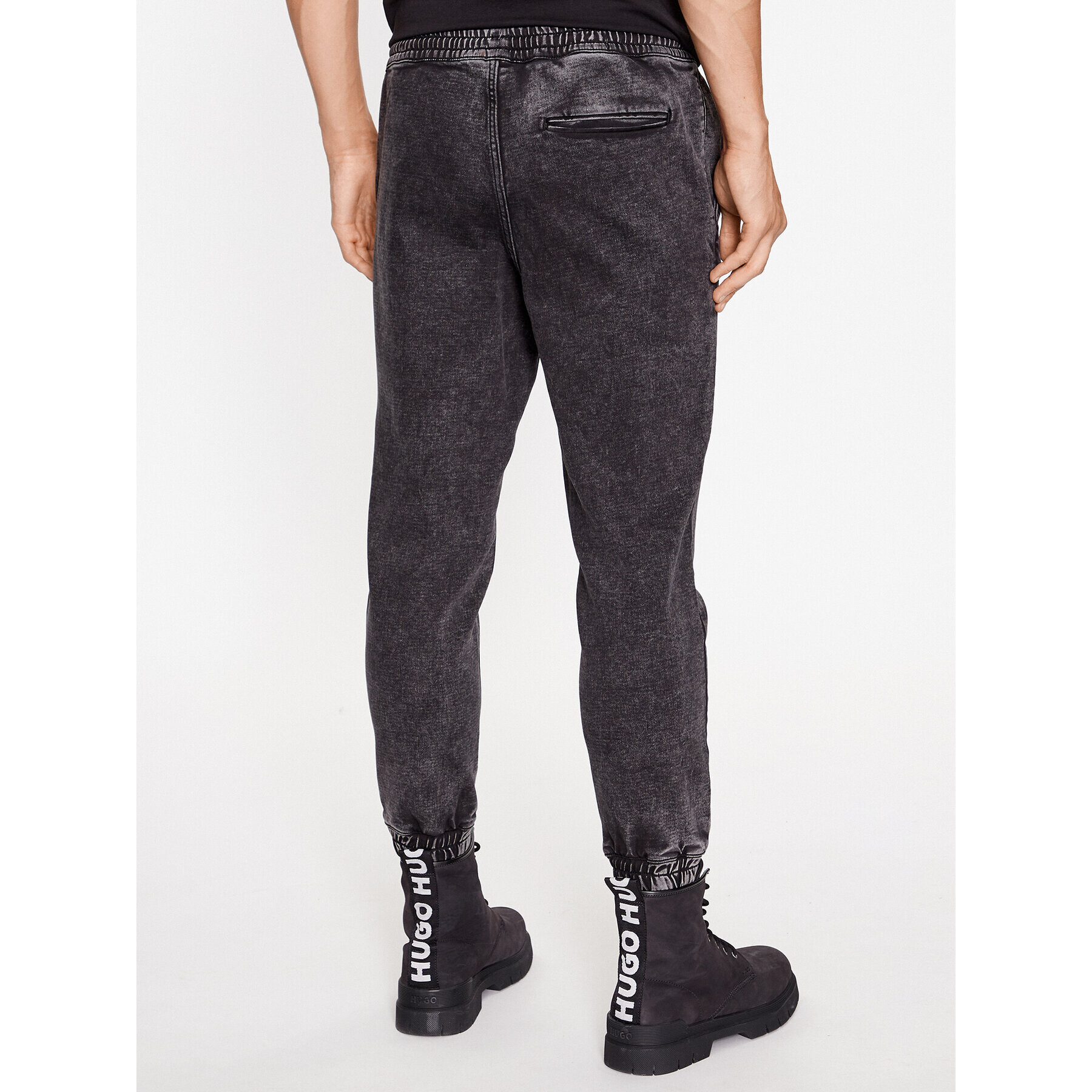 Jack&Jones Joggers 12241314 Gri Tapered Fit - Pled.ro