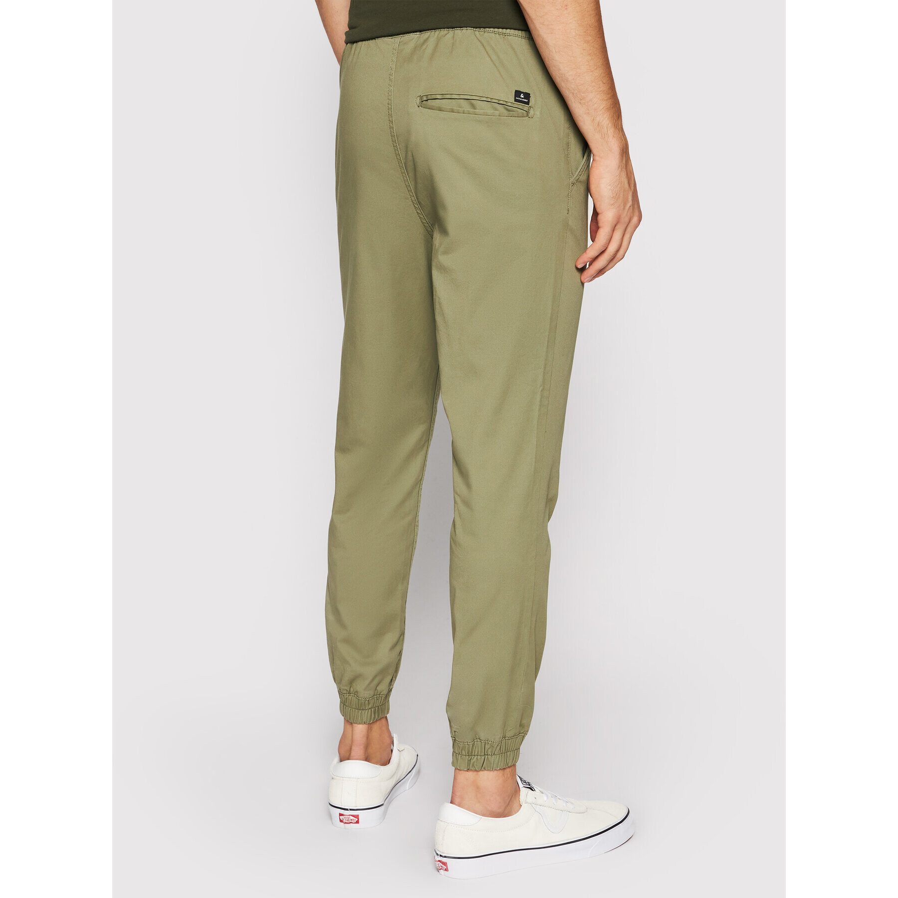 Jack&Jones Joggers Gordon 12182546 Verde Regular Fit - Pled.ro