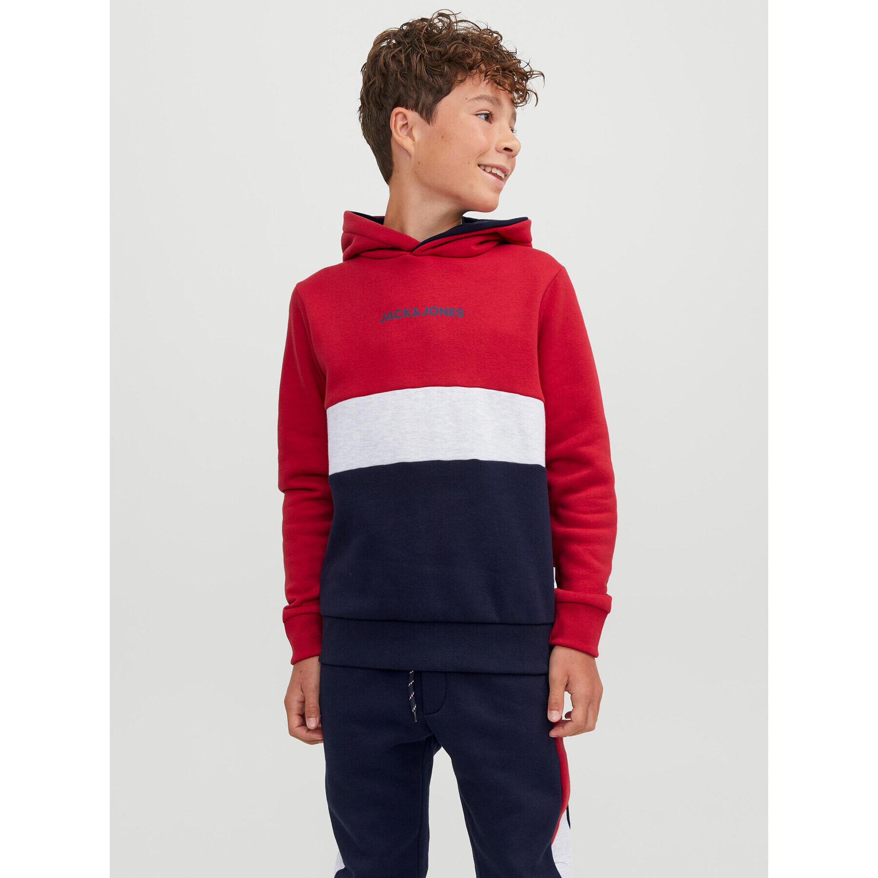 Jack&Jones Junior Bluză 12237402 Roșu Regular Fit - Pled.ro