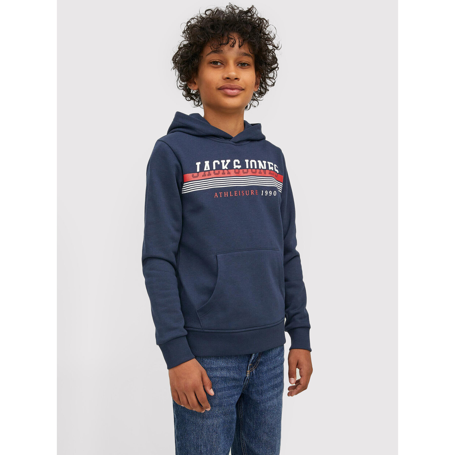 Jack&Jones Junior Bluză Jiron 12213277 Bleumarin Regular Fit - Pled.ro