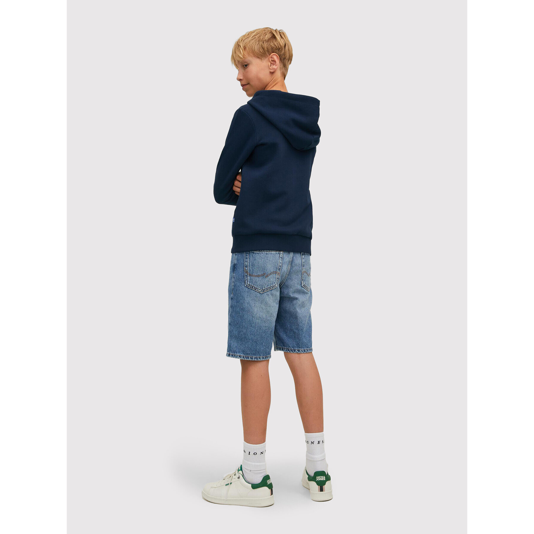 Jack&Jones Junior Bluză Logo 12218049 Bleumarin Regular Fit - Pled.ro