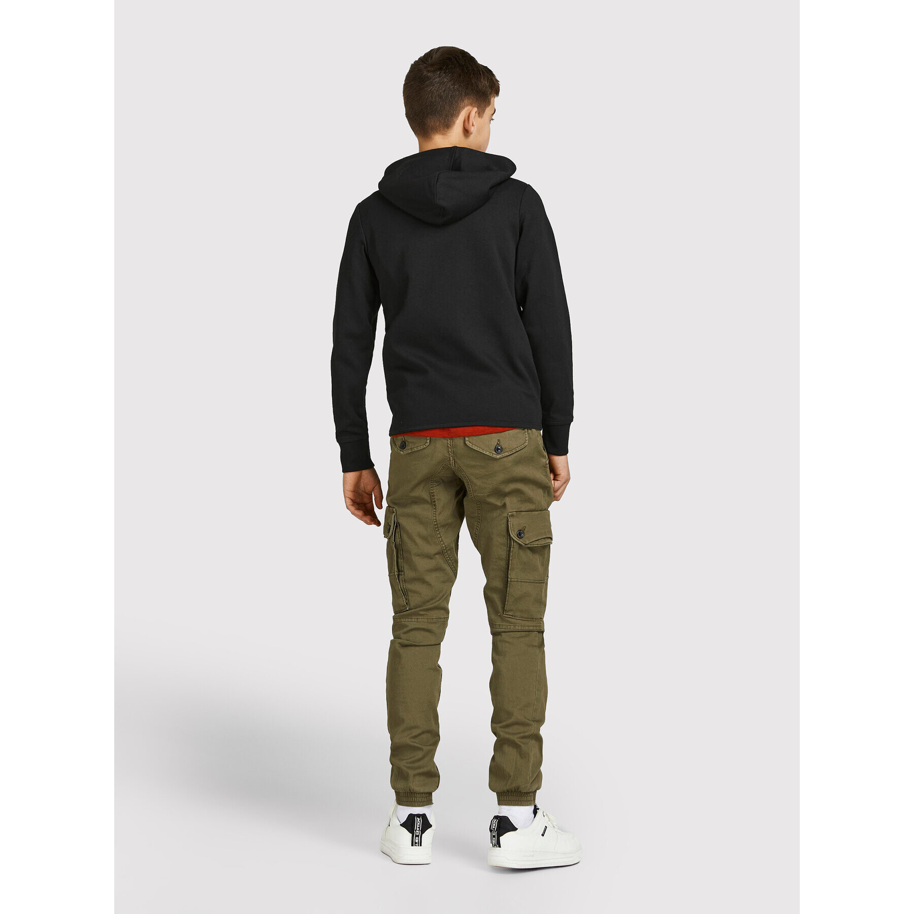 Jack&Jones Junior Bluză Coair 12192600 Negru Regular Fit - Pled.ro