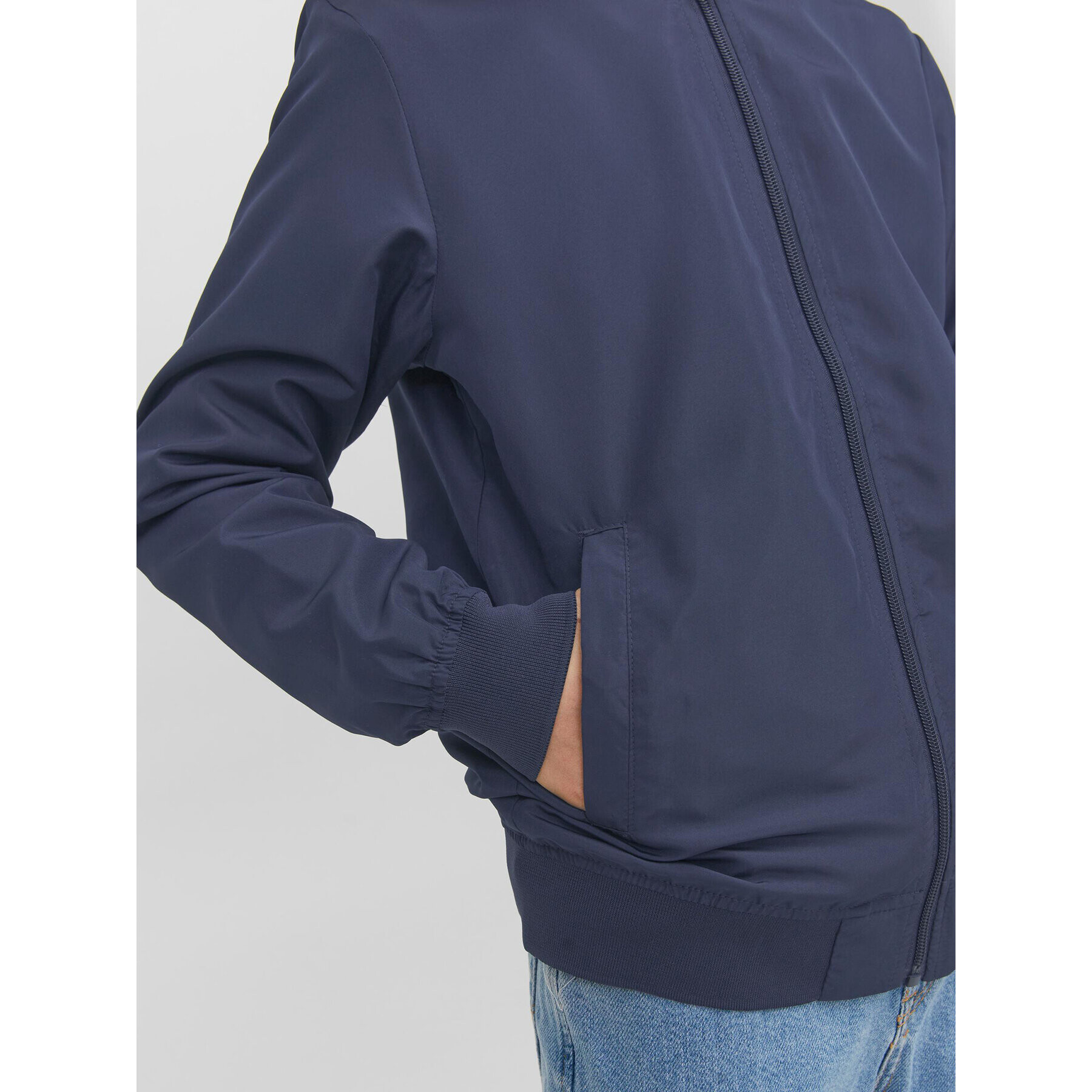 Jack&Jones Junior Geacă bomber 12235758 Bleumarin - Pled.ro