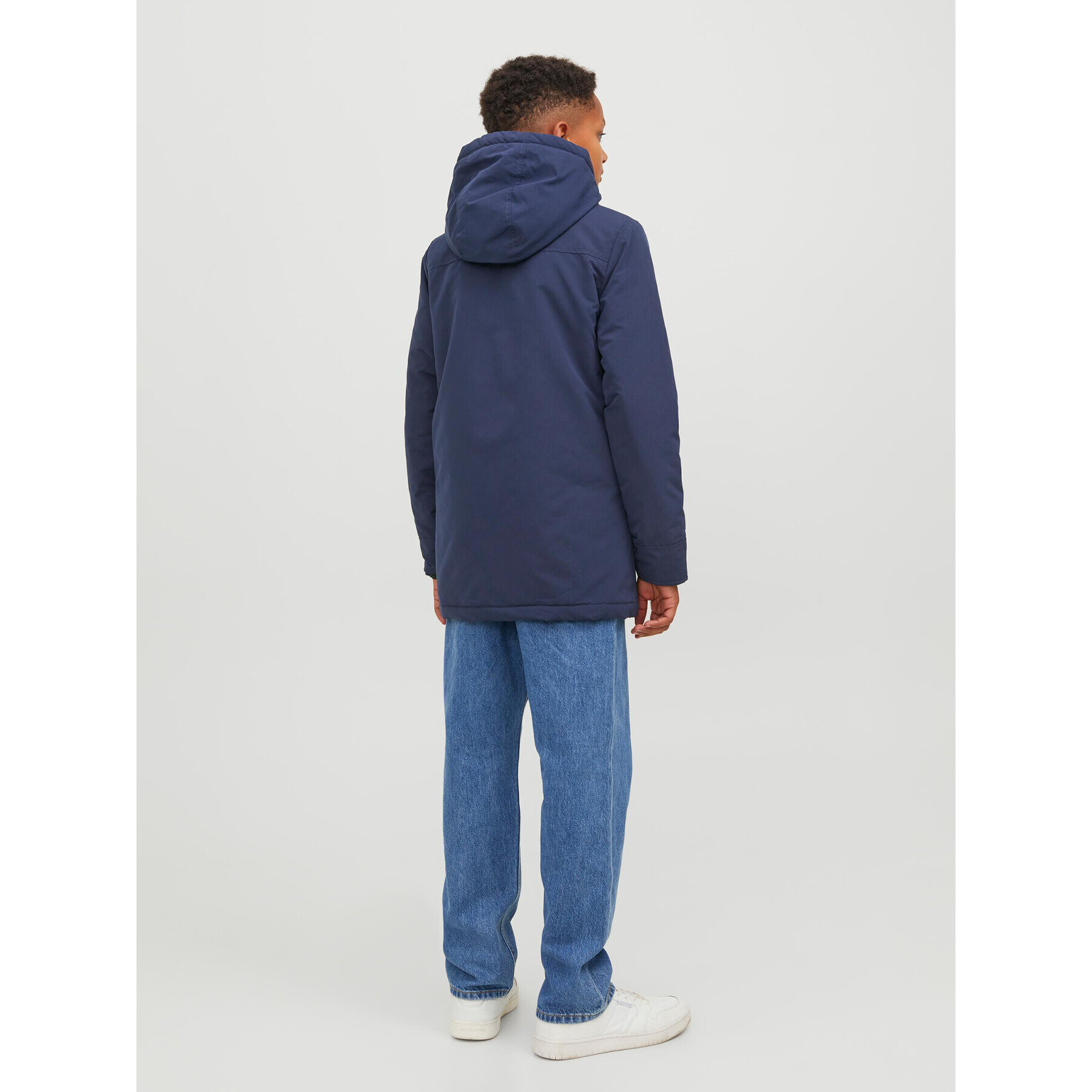 Jack&Jones Junior Geacă de iarnă 12236588 Bleumarin Regular Fit - Pled.ro