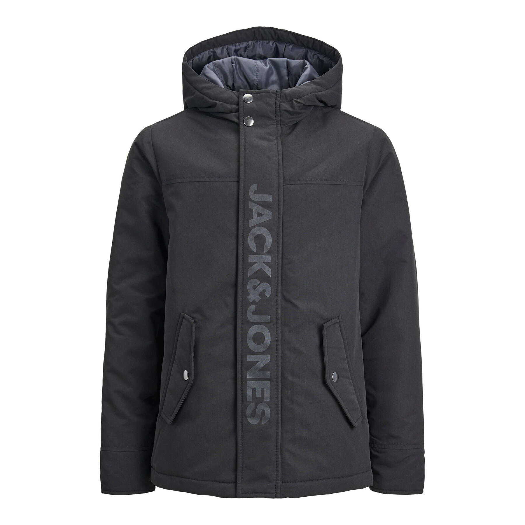 Jack&Jones Junior Geacă de iarnă 12237517 Negru Regular Fit - Pled.ro