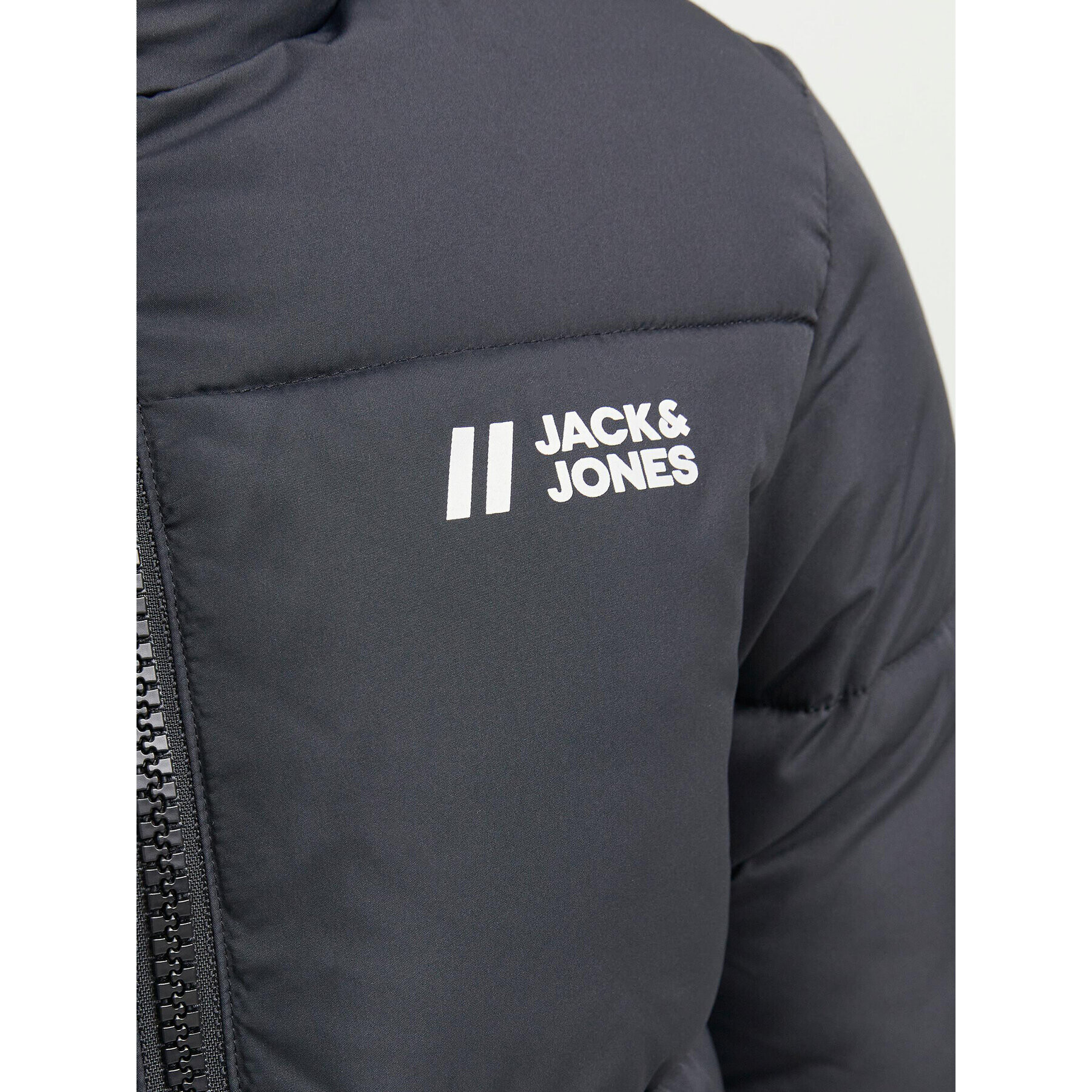 Jack&Jones Junior Geacă din puf 12238960 Negru Regular Fit - Pled.ro