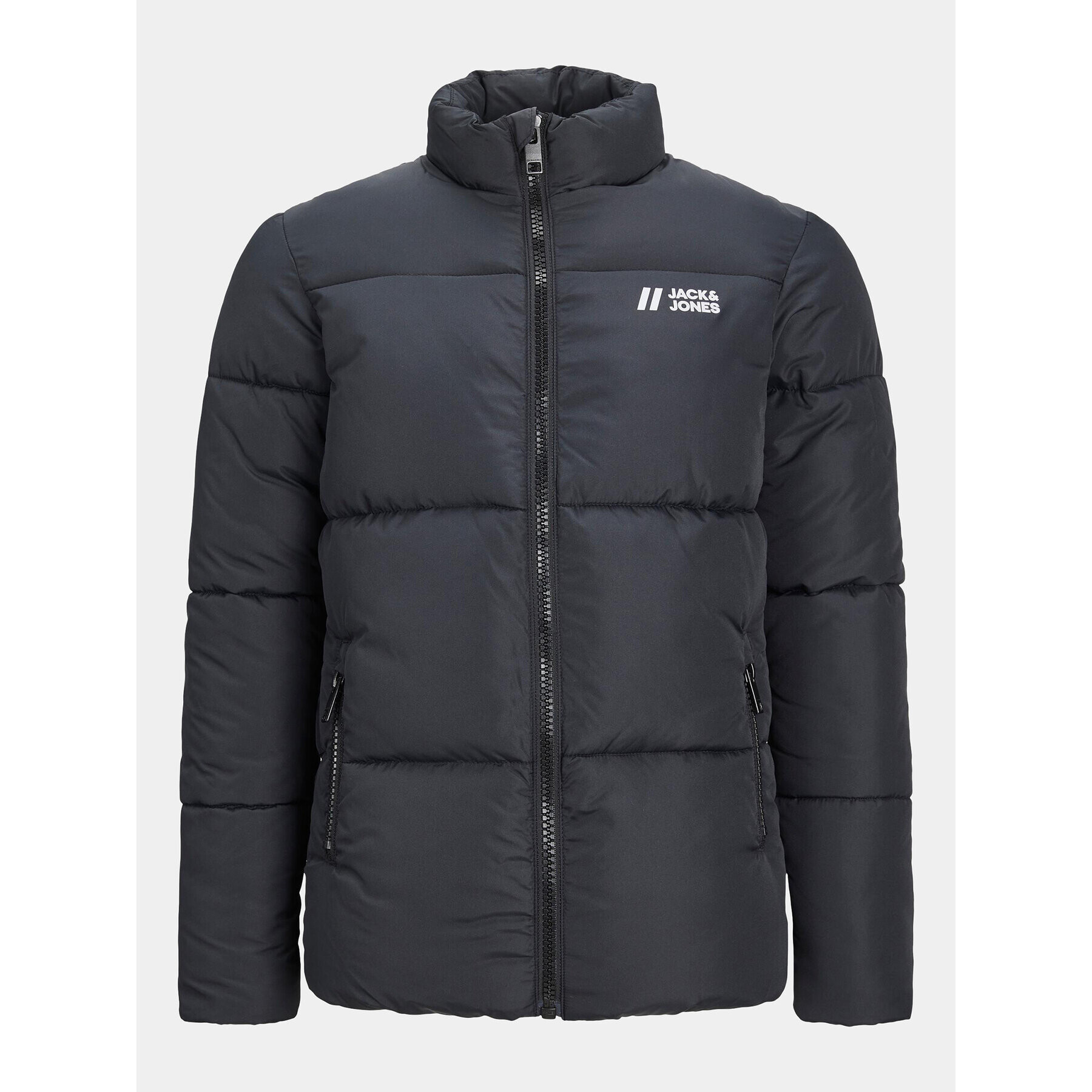 Jack&Jones Junior Geacă din puf 12238960 Negru Regular Fit - Pled.ro