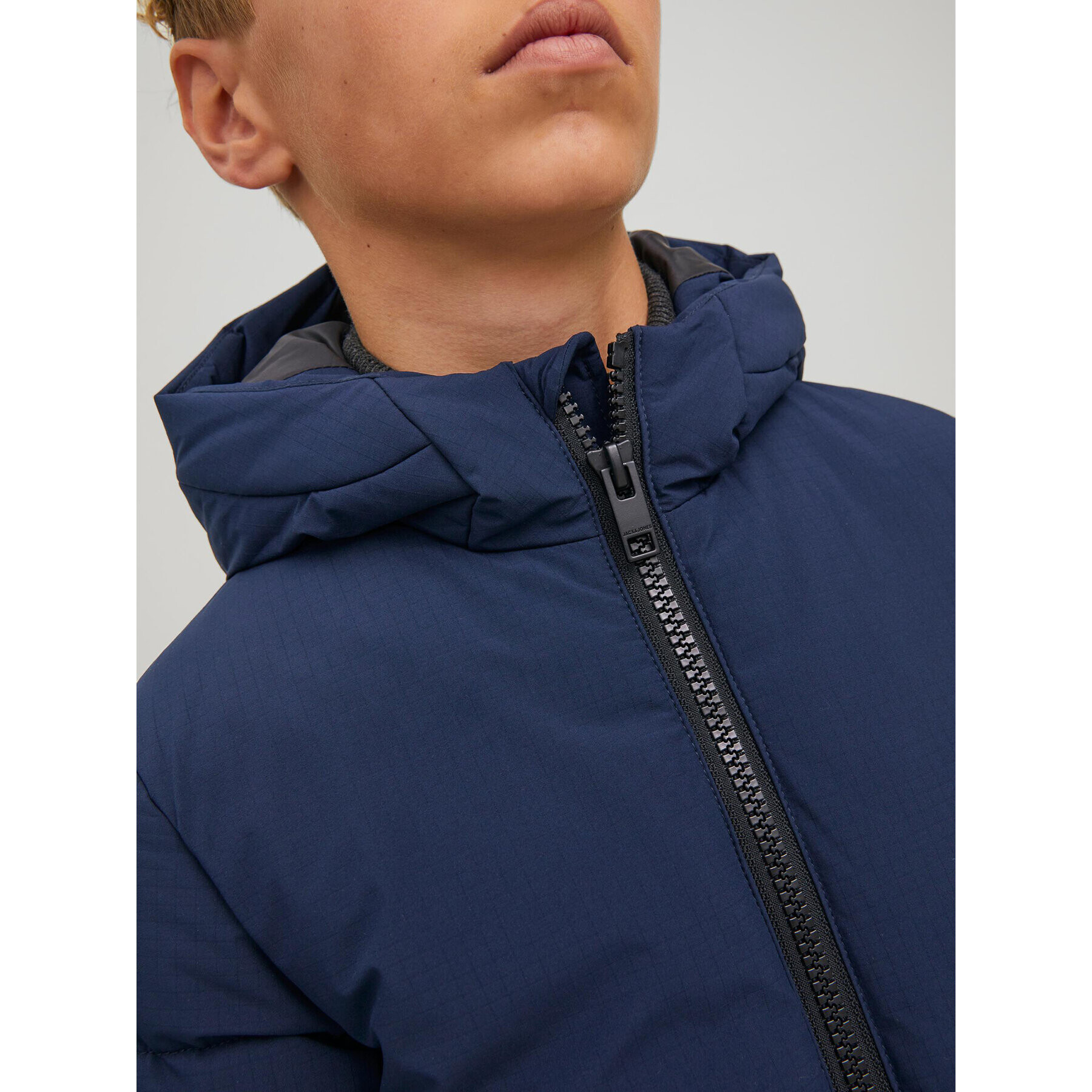 Jack&Jones Junior Geacă din puf Copenhagen 12215844 Bleumarin Regular Fit - Pled.ro