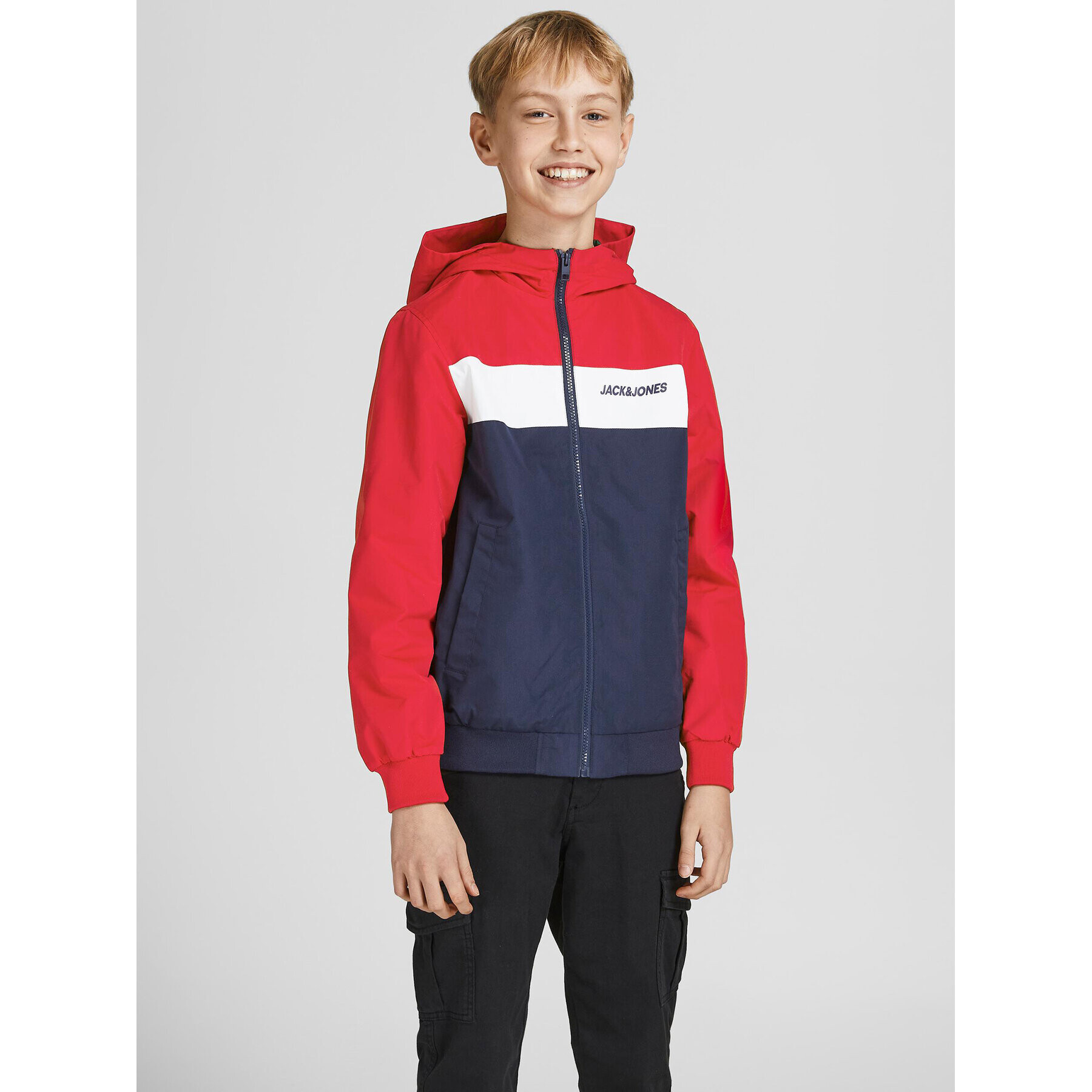 Jack&Jones Junior Geacă Rush Blocking 12200453 Colorat Regular Fit - Pled.ro