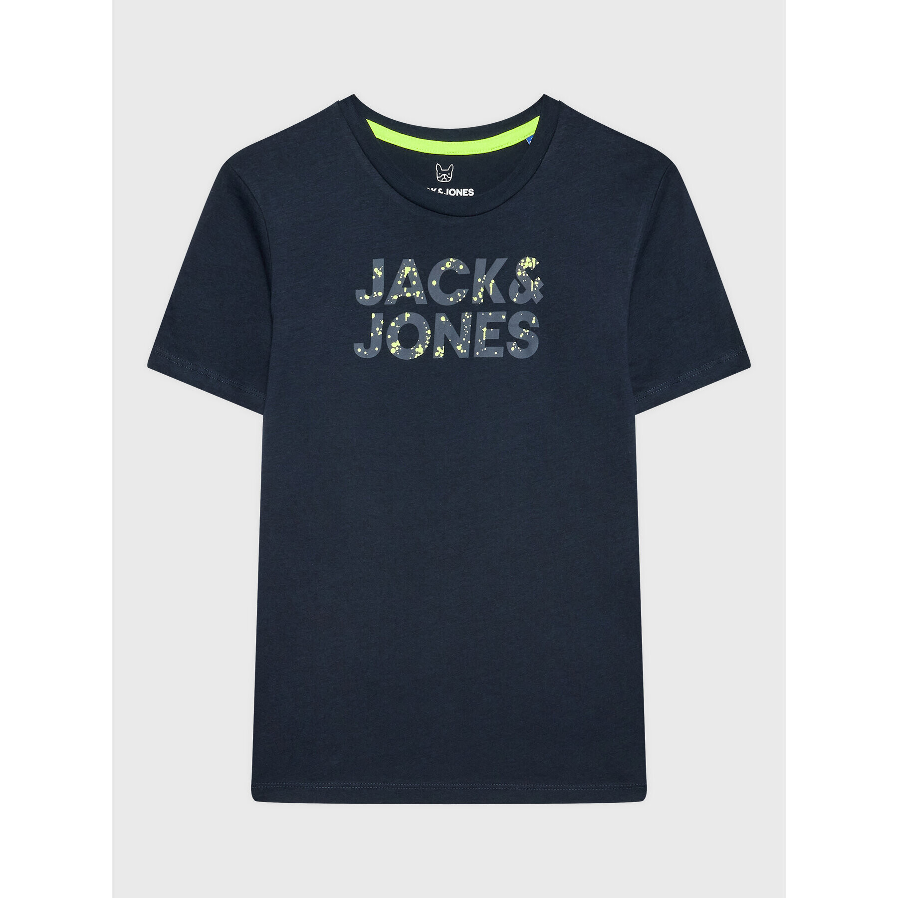 Jack&Jones Junior Set 3 tricouri Neon 12235339 Colorat Regular Fit - Pled.ro