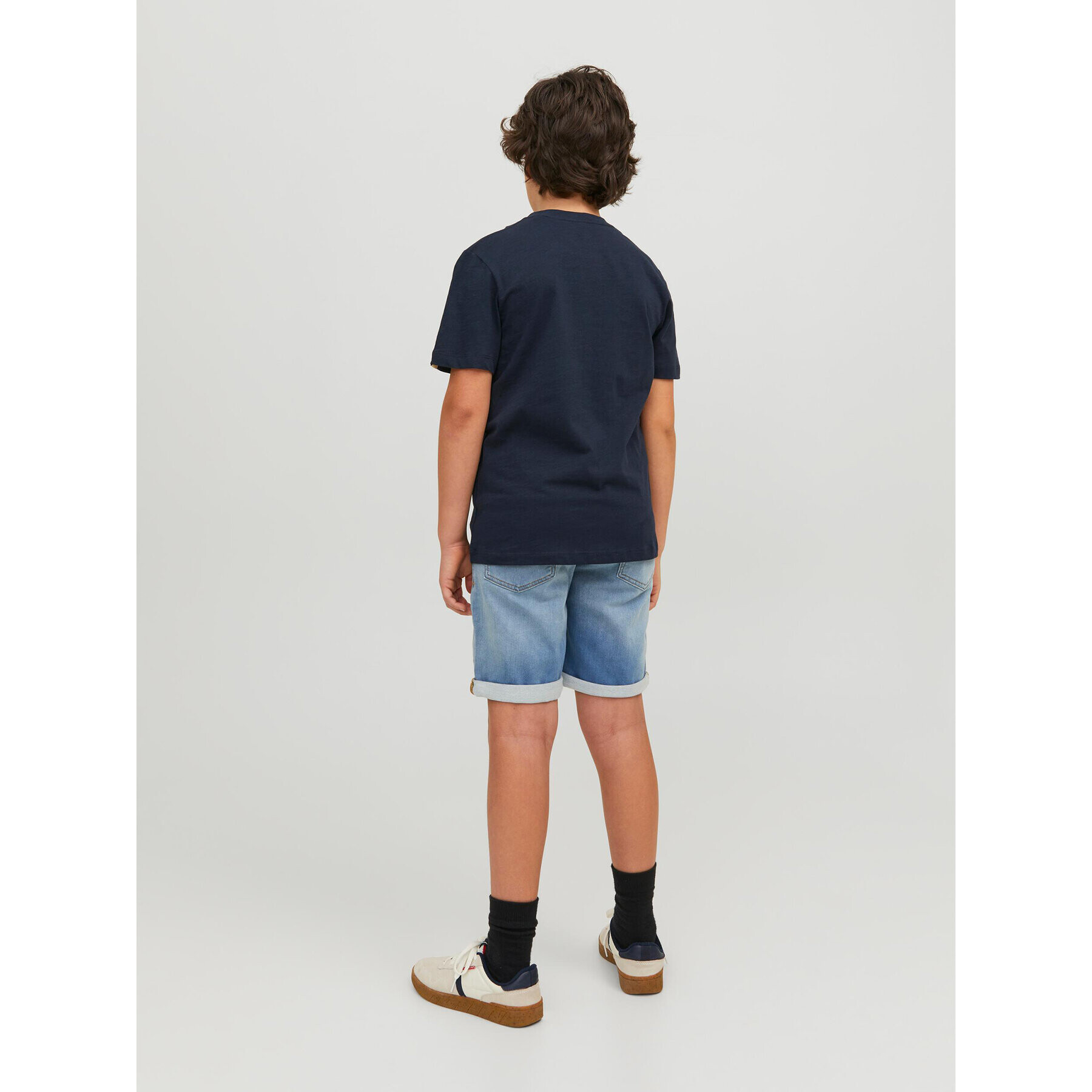 Jack&Jones Junior Tricou 12230796 Bleumarin Standard Fit - Pled.ro