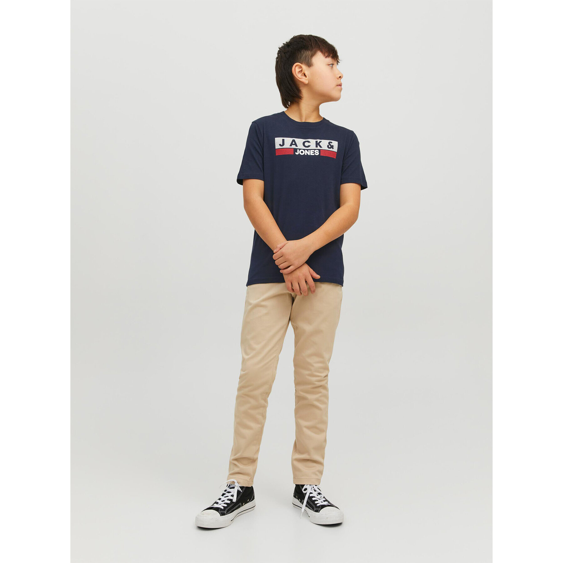 Jack&Jones Junior Tricou 12231298 Albastru Regular Fit - Pled.ro