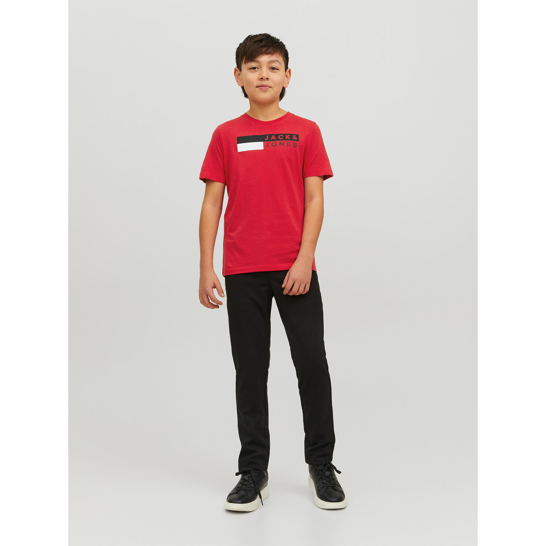 Jack&Jones Junior Tricou 12231298 Roșu Regular Fit - Pled.ro